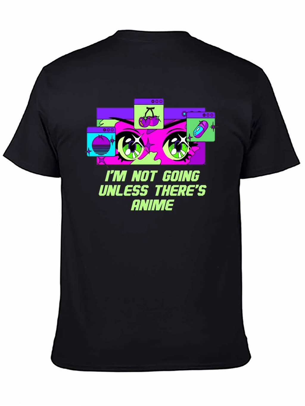 Anime Lover Graphic Tee - Im Not Going Unless Theres product image 3