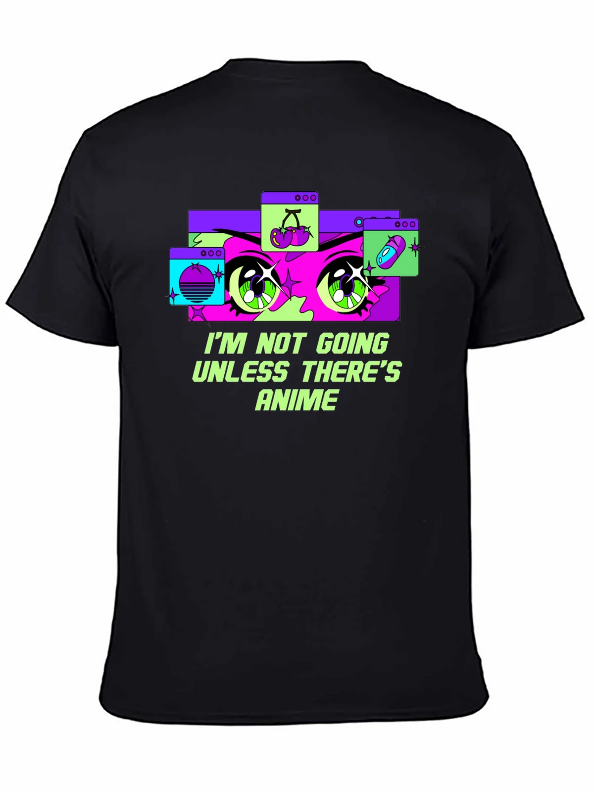 Anime Lover Graphic Tee - Im Not Going Unless Theres product image 3