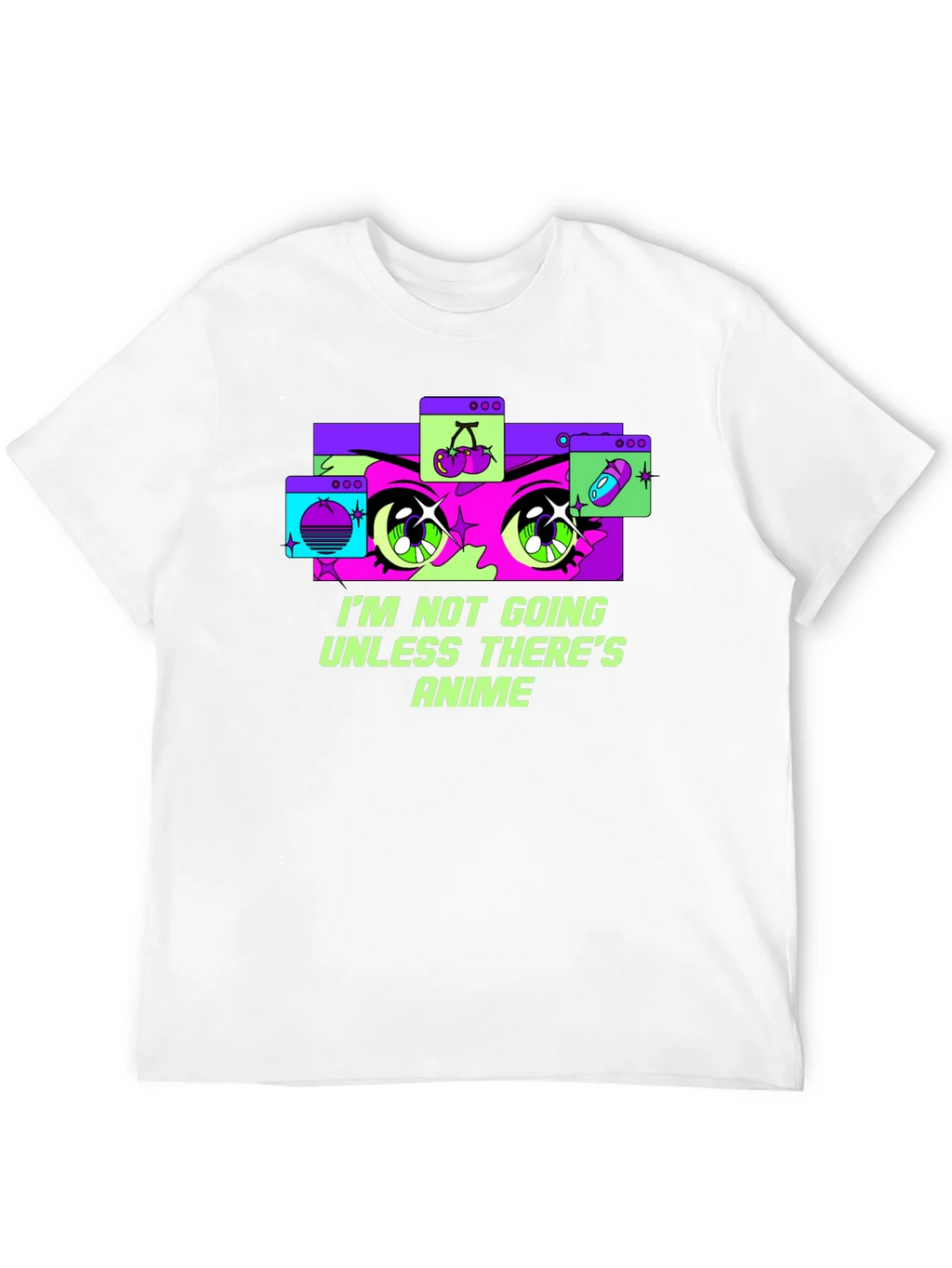 Anime Lover Graphic Tee - Im Not Going Unless Theres product image 9