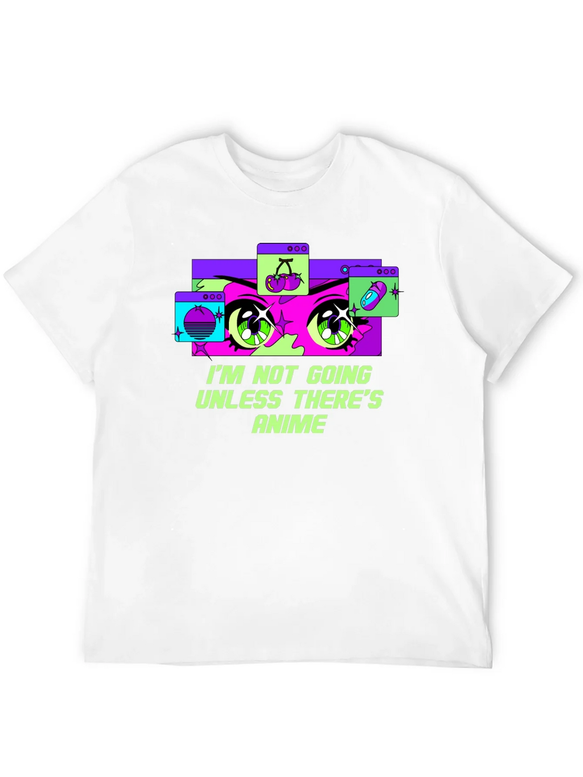 Anime Lover Graphic Tee - Im Not Going Unless Theres product image 9