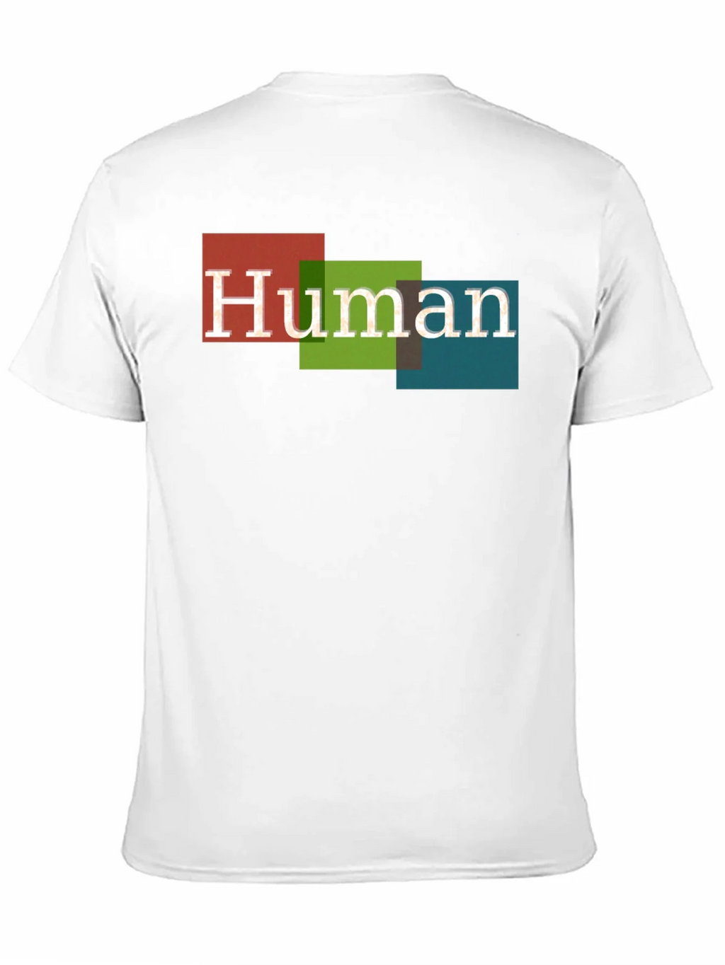 Human Colorful Blocks Graphic T-Shirt - Casual Wear product image 10