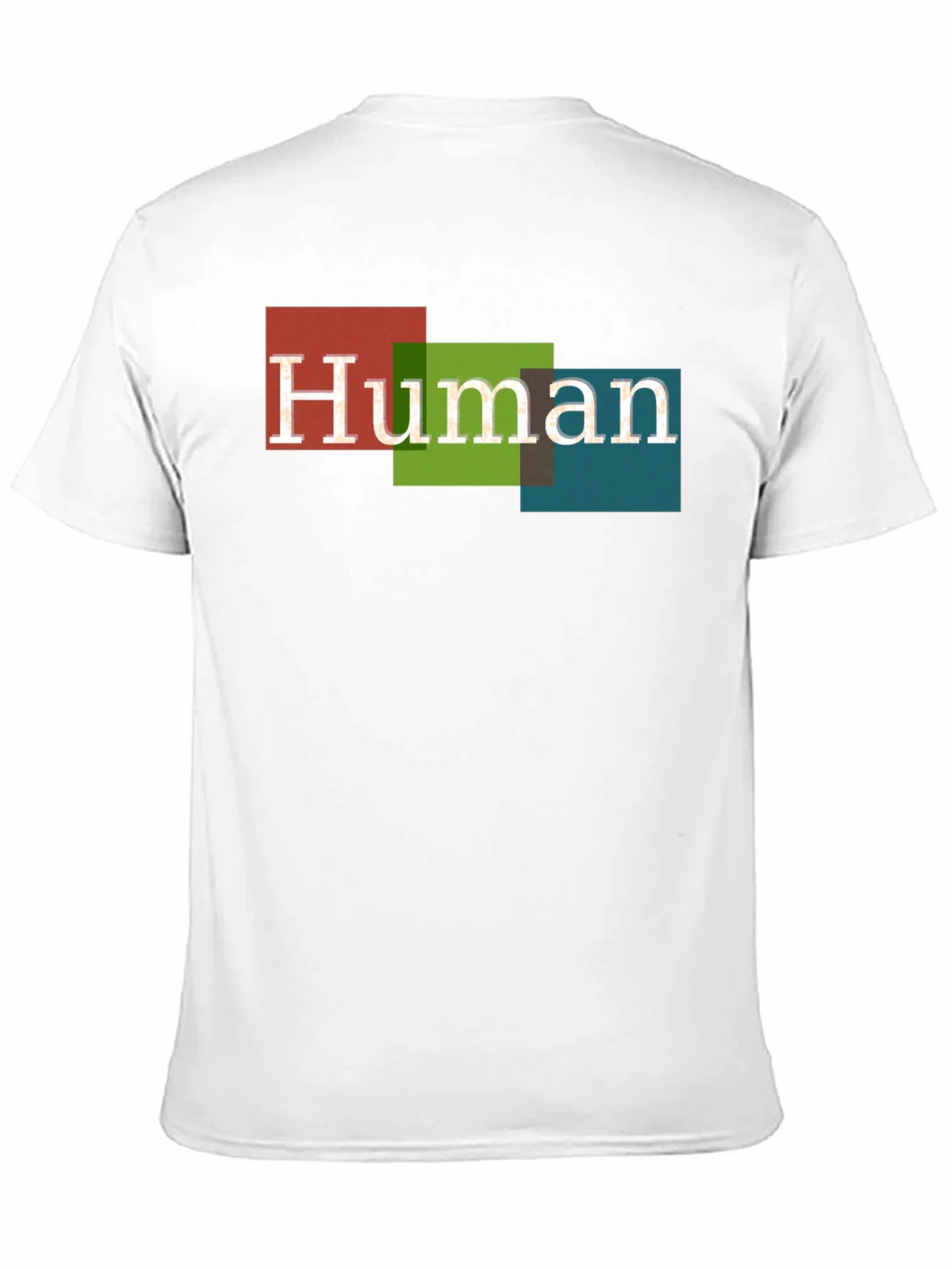 Human Colorful Blocks Graphic T-Shirt - Casual Wear product image 10