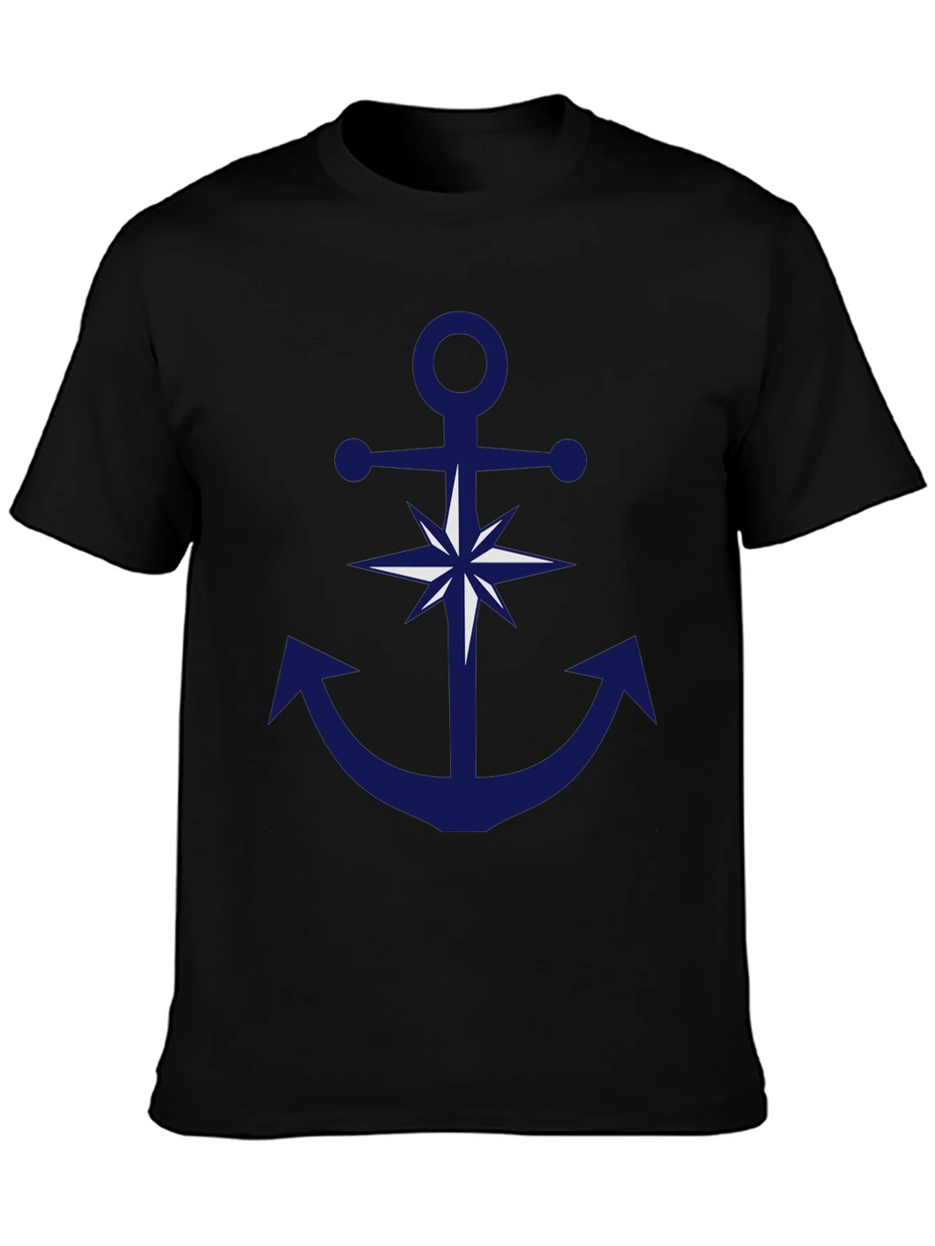 Nautical Anchor Compass Graphic T-Shirt product image 3