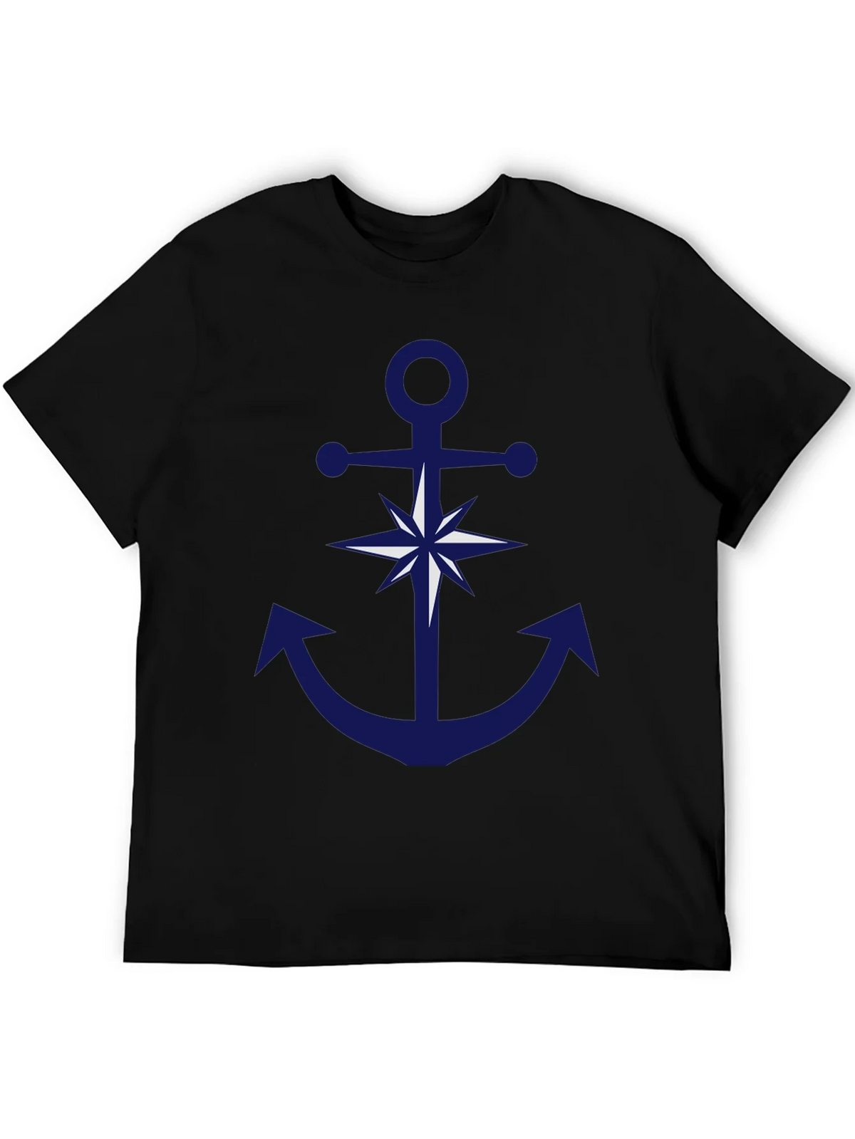 Nautical Anchor Compass Graphic T-Shirt product image 5