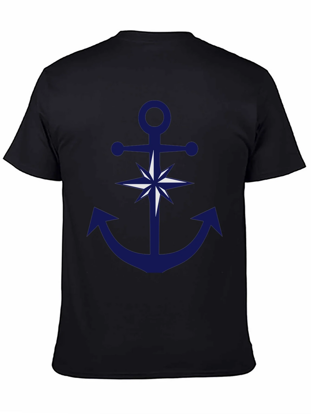 Nautical Anchor Compass Graphic T-Shirt product image 4