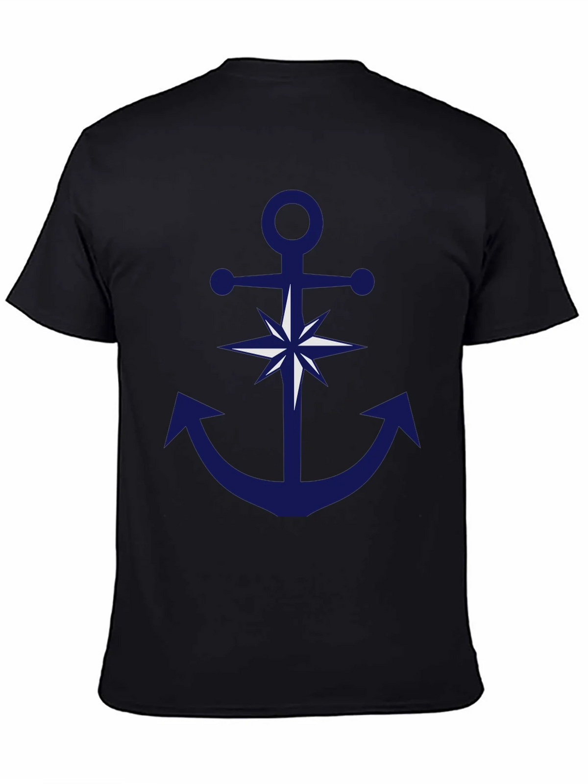 Nautical Anchor Compass Graphic T-Shirt product image 4