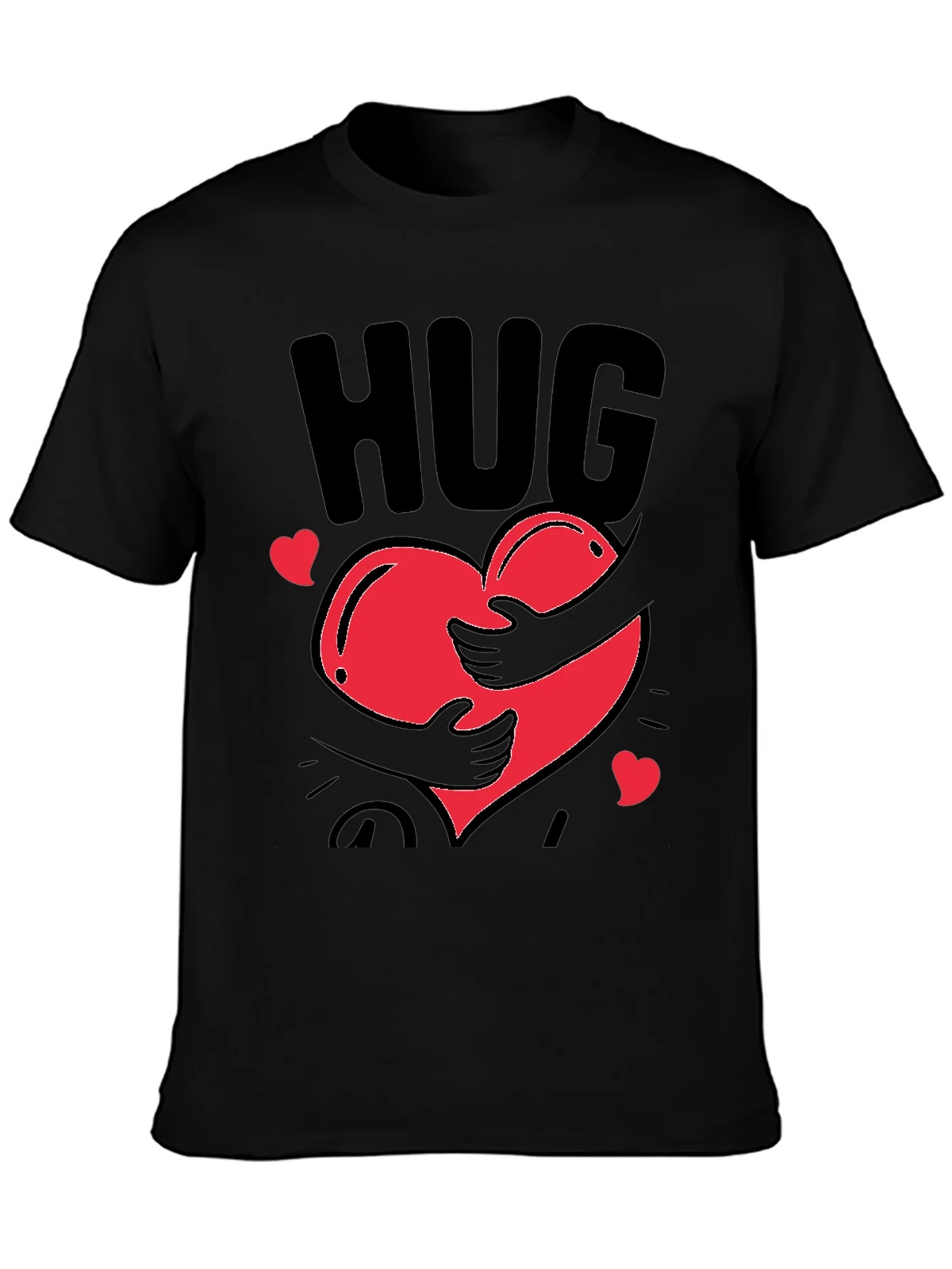 Hug Heart Graphic Tee - Trendy Comfort product image 3