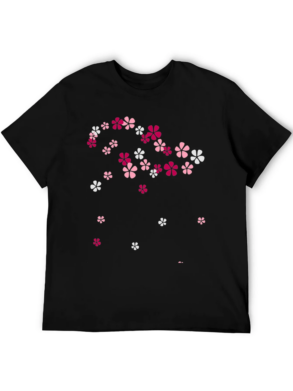 Floral Print Black T-Shirt - Stylish Casual Wear product image 5