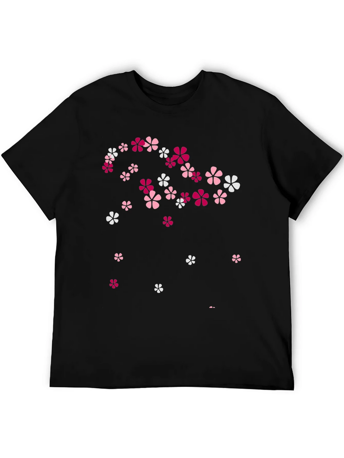 Floral Print Black T-Shirt - Stylish Casual Wear product image 5