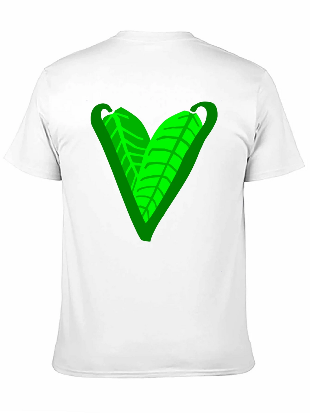Green Leaf Heart Graphic Tee - Casual Comfort product image 10