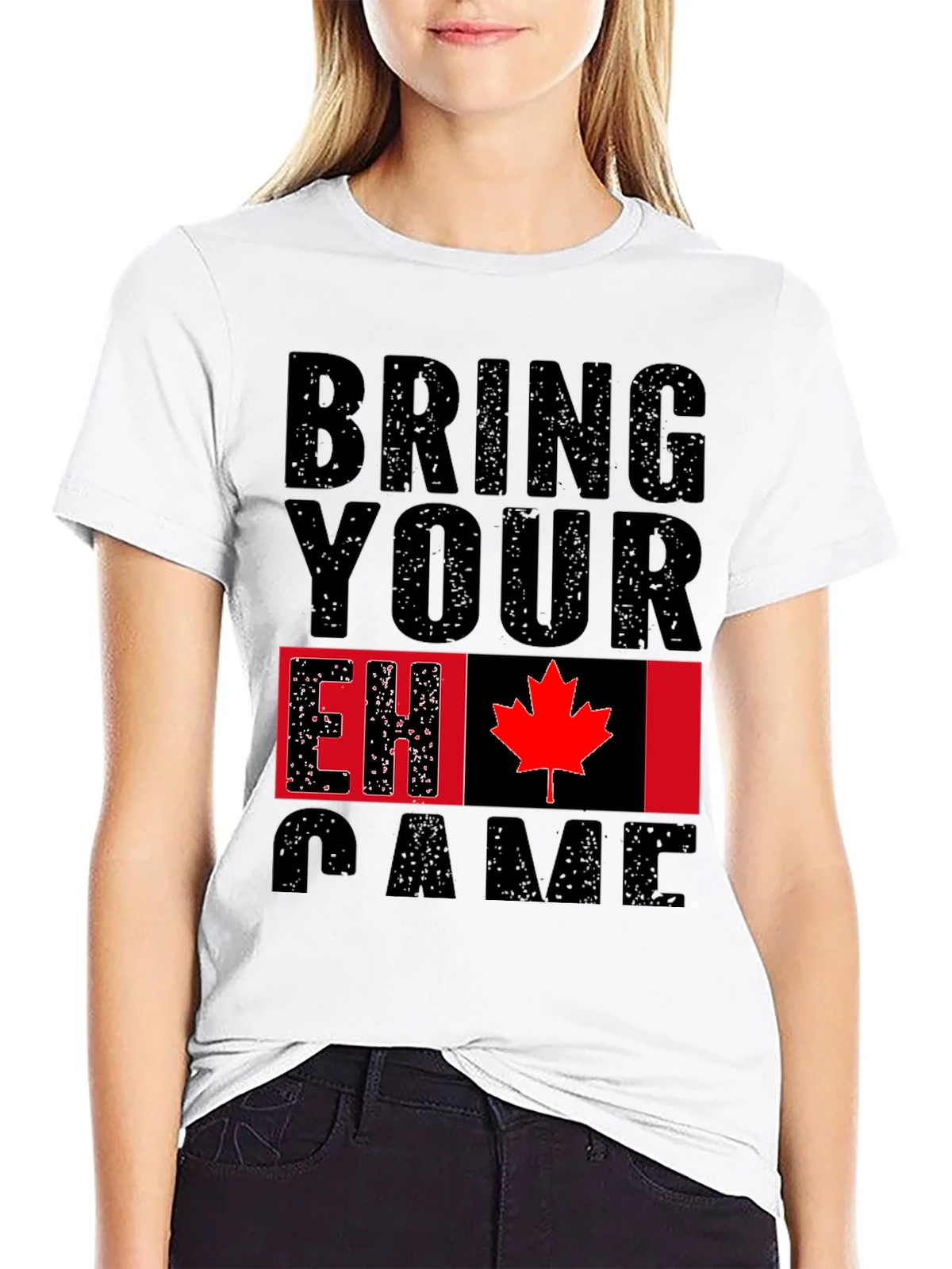 Bring Your EH Game Canada Flag Graphic T-Shirt product image 8