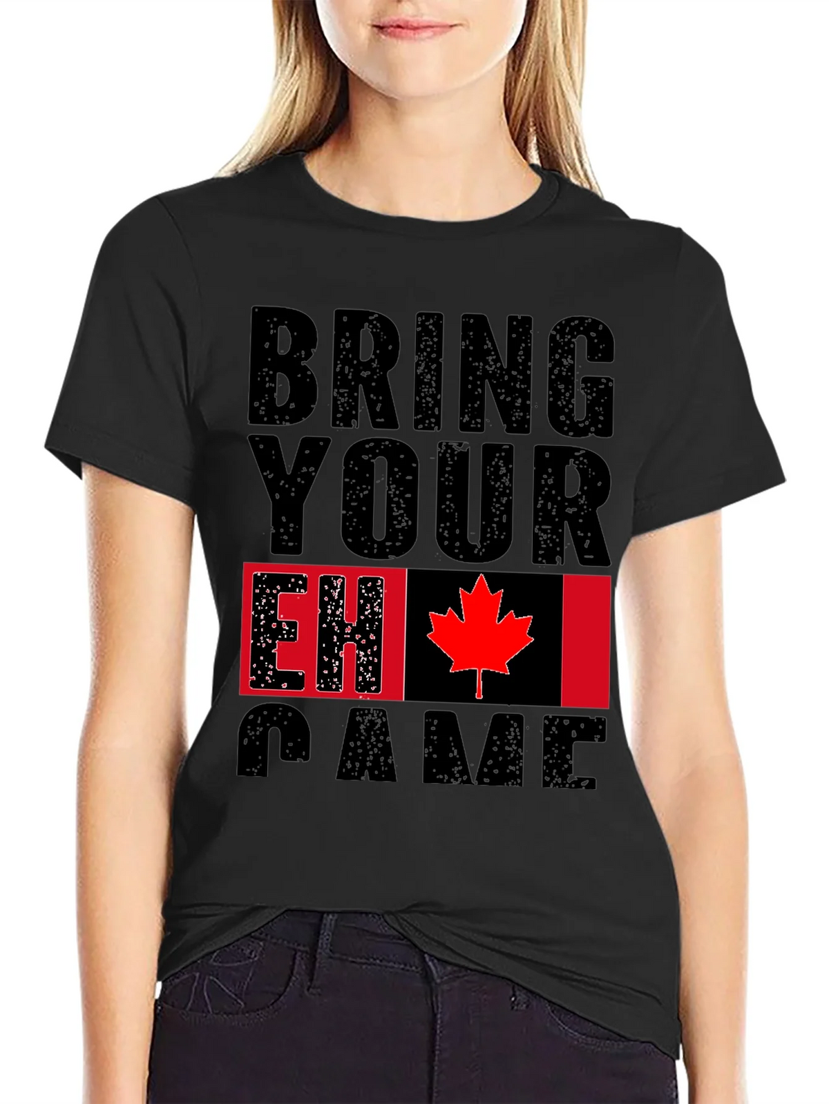 Bring Your EH Game Canada Flag Graphic T-Shirt product image 2