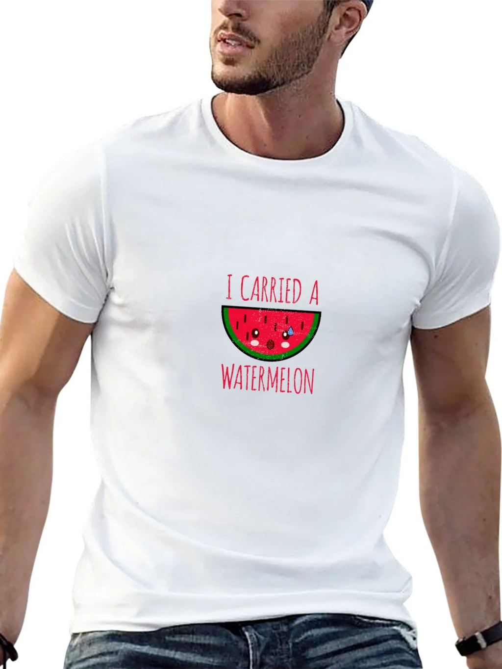 I Carried a Watermelon Cute Tee product image 12