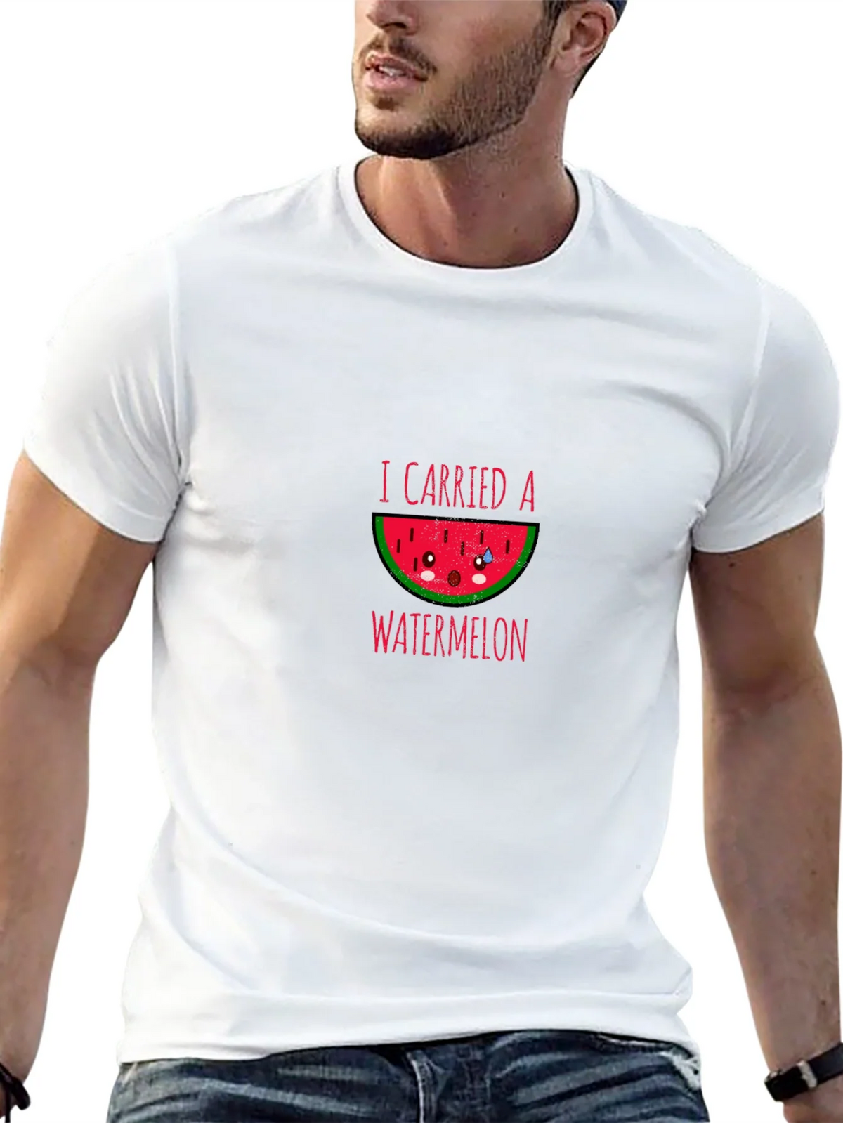 I Carried a Watermelon Cute Tee product image 12