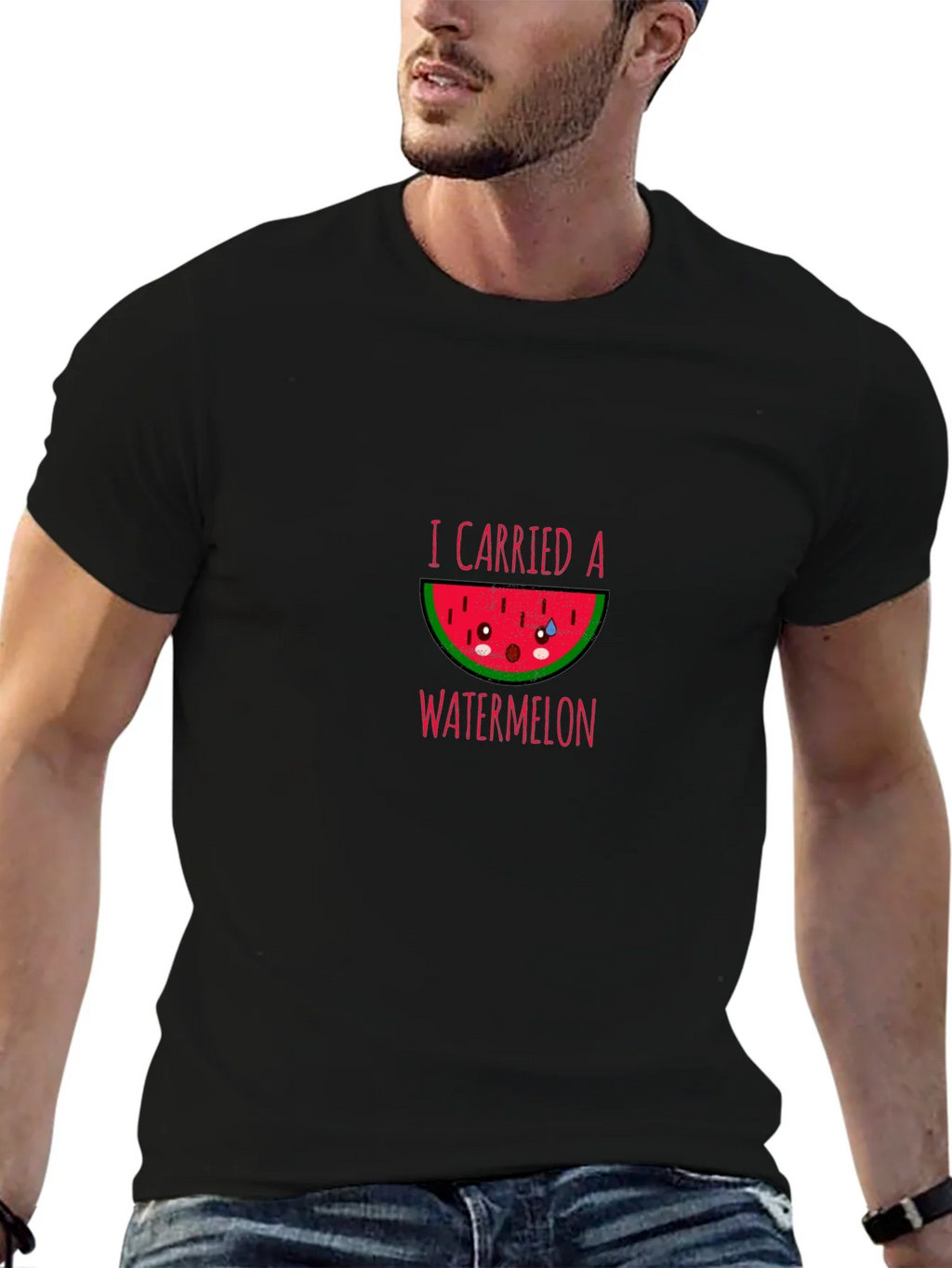I Carried a Watermelon Cute Tee product image 6