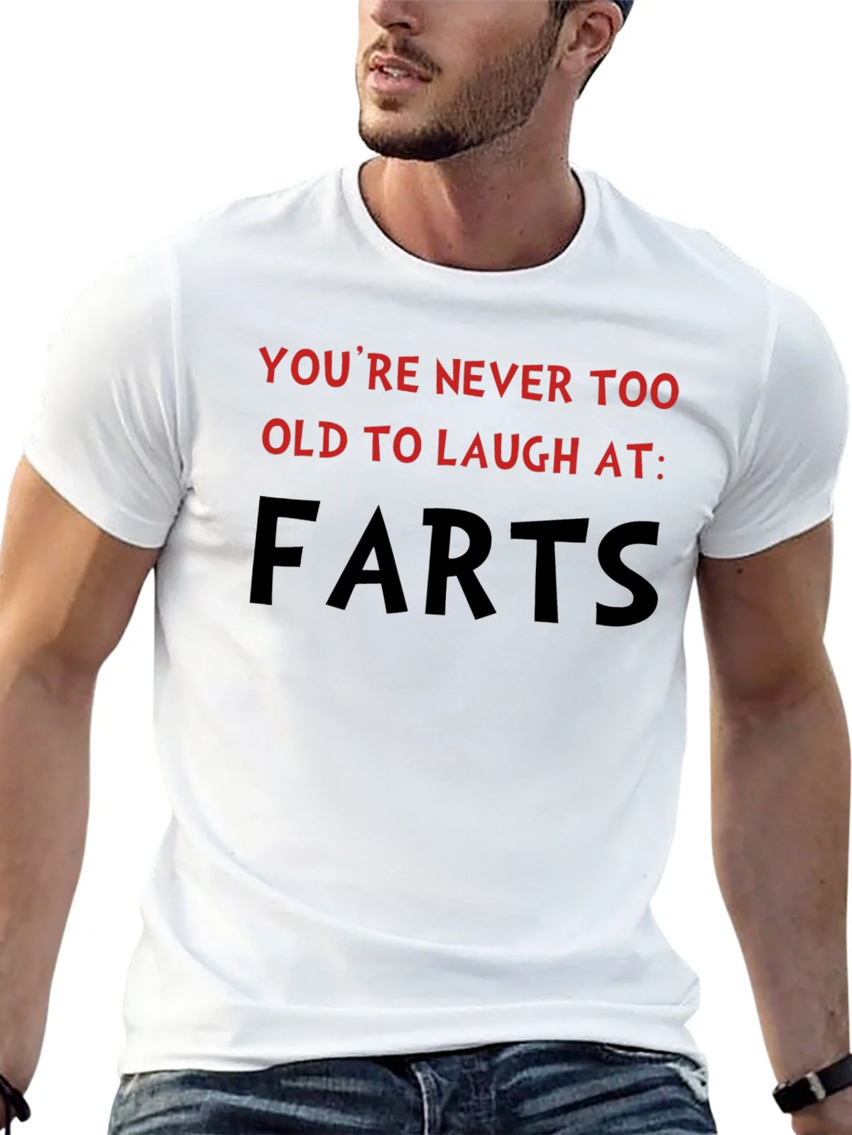Humorous Farts Graphic Tee - Never Too Old! product image 9