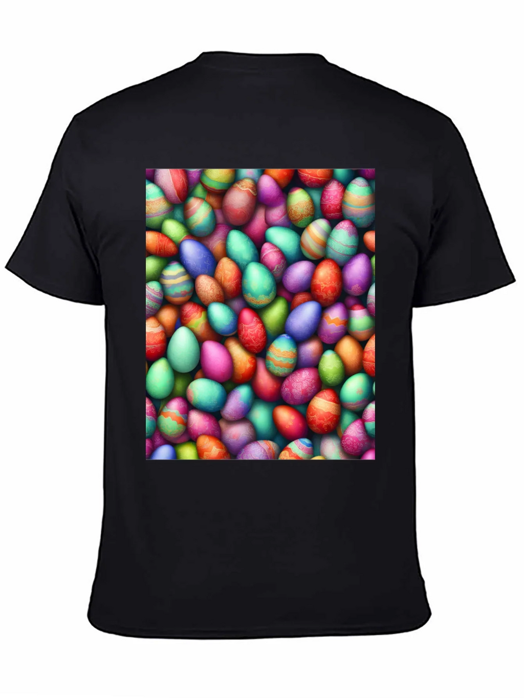 Colorful Easter Eggs Graphic Tee product image 3