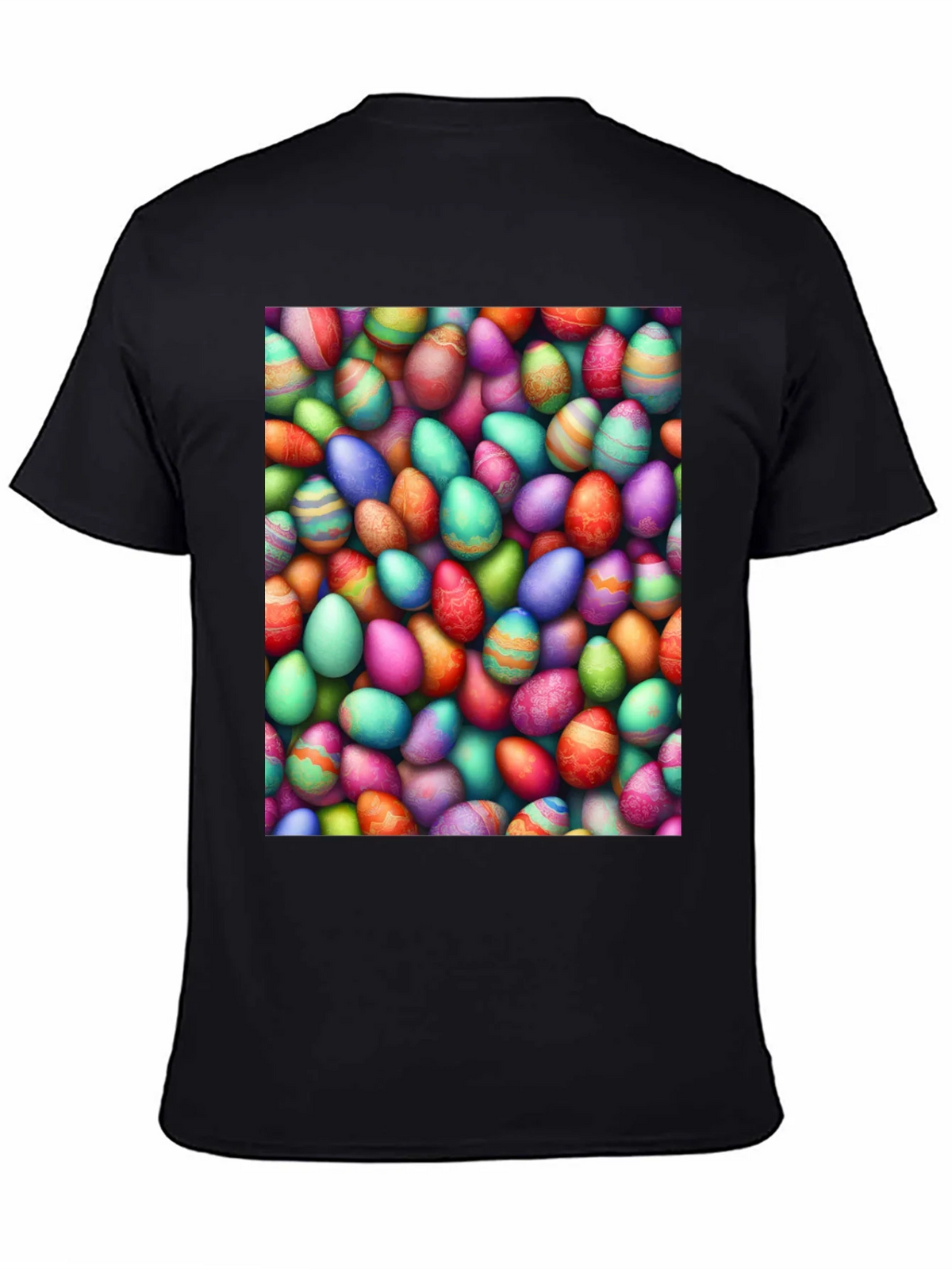 Colorful Easter Eggs Graphic Tee product image 3