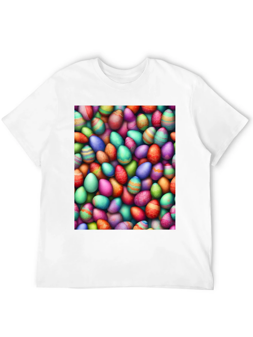 Colorful Easter Eggs Graphic Tee product image 10