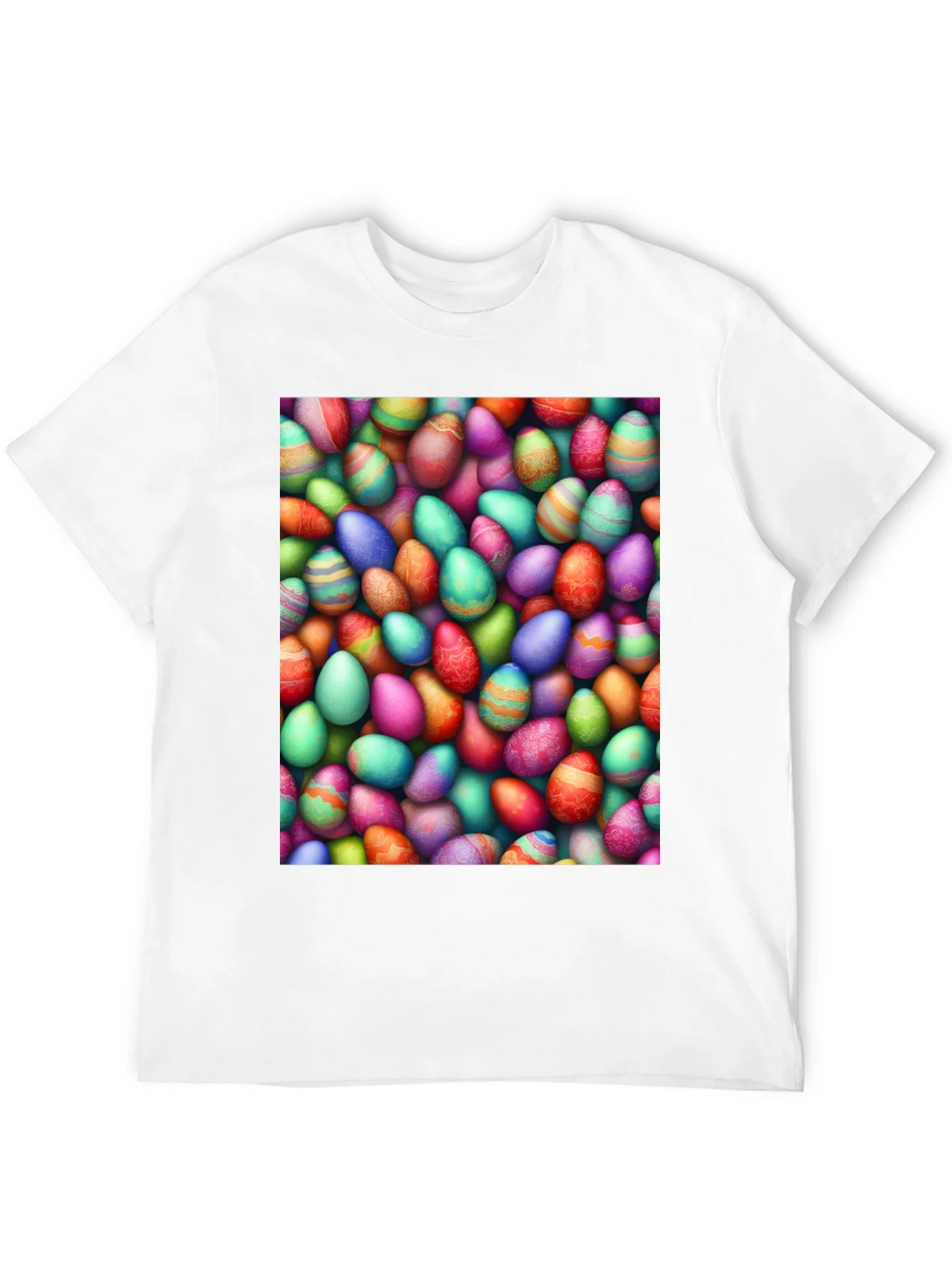 Colorful Easter Eggs Graphic Tee product image 10