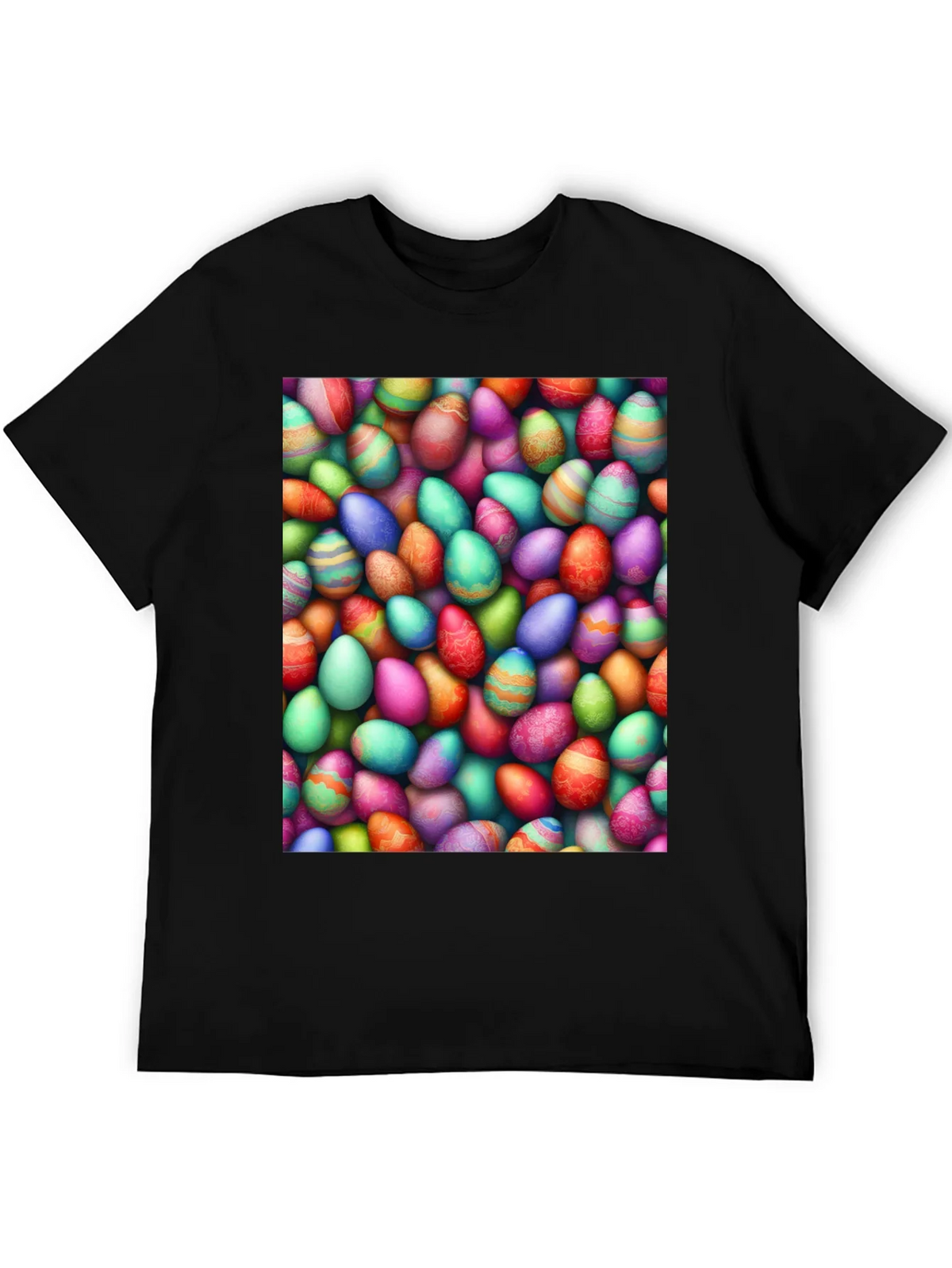 Colorful Easter Eggs Graphic Tee product image 4