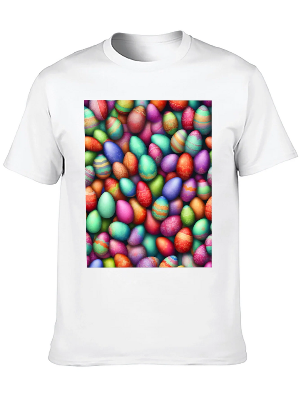 Colorful Easter Eggs Graphic Tee product image 8