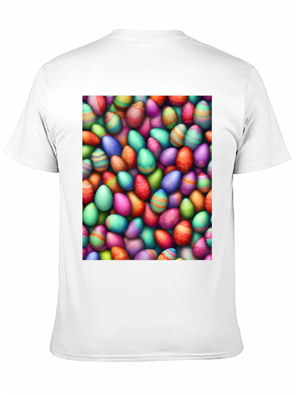 Colorful Easter Eggs Graphic Tee product image 9