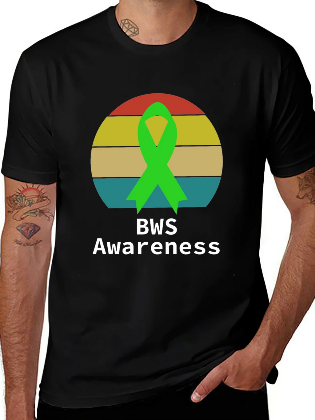 BWS Awareness Ribbon Tee - Retro Style product image 1
