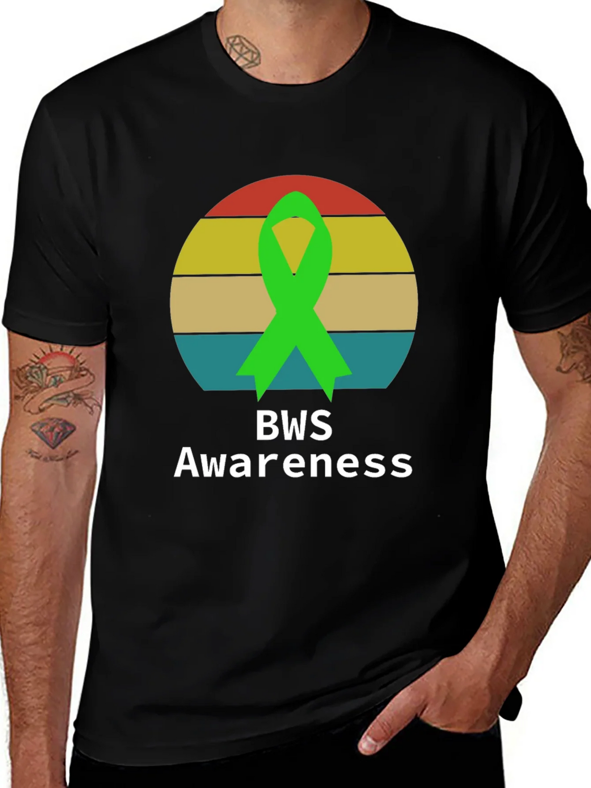 BWS Awareness Ribbon Tee - Retro Style product image 1