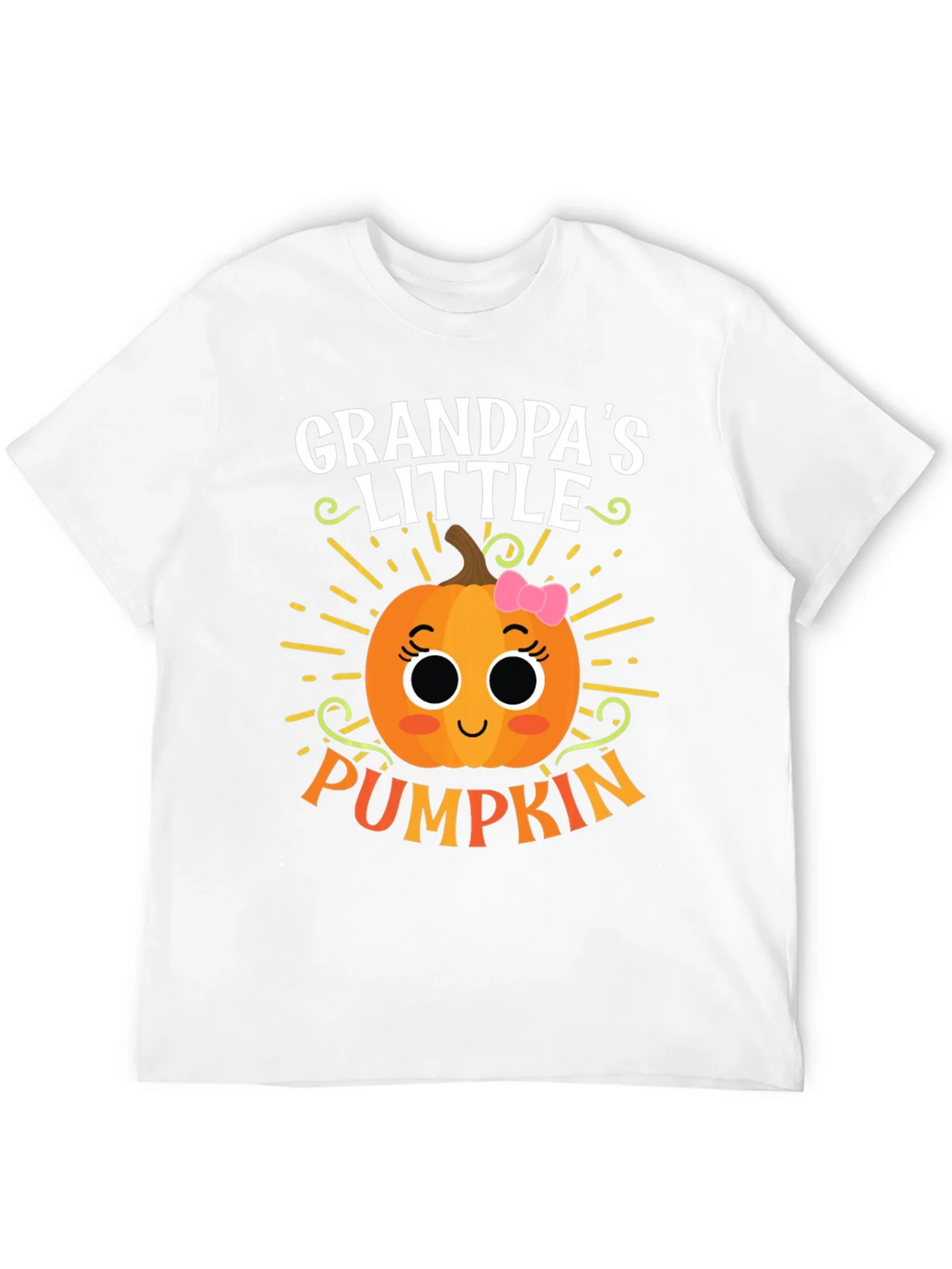 Grandpas Little Pumpkin Cute Graphic Tee product image 11