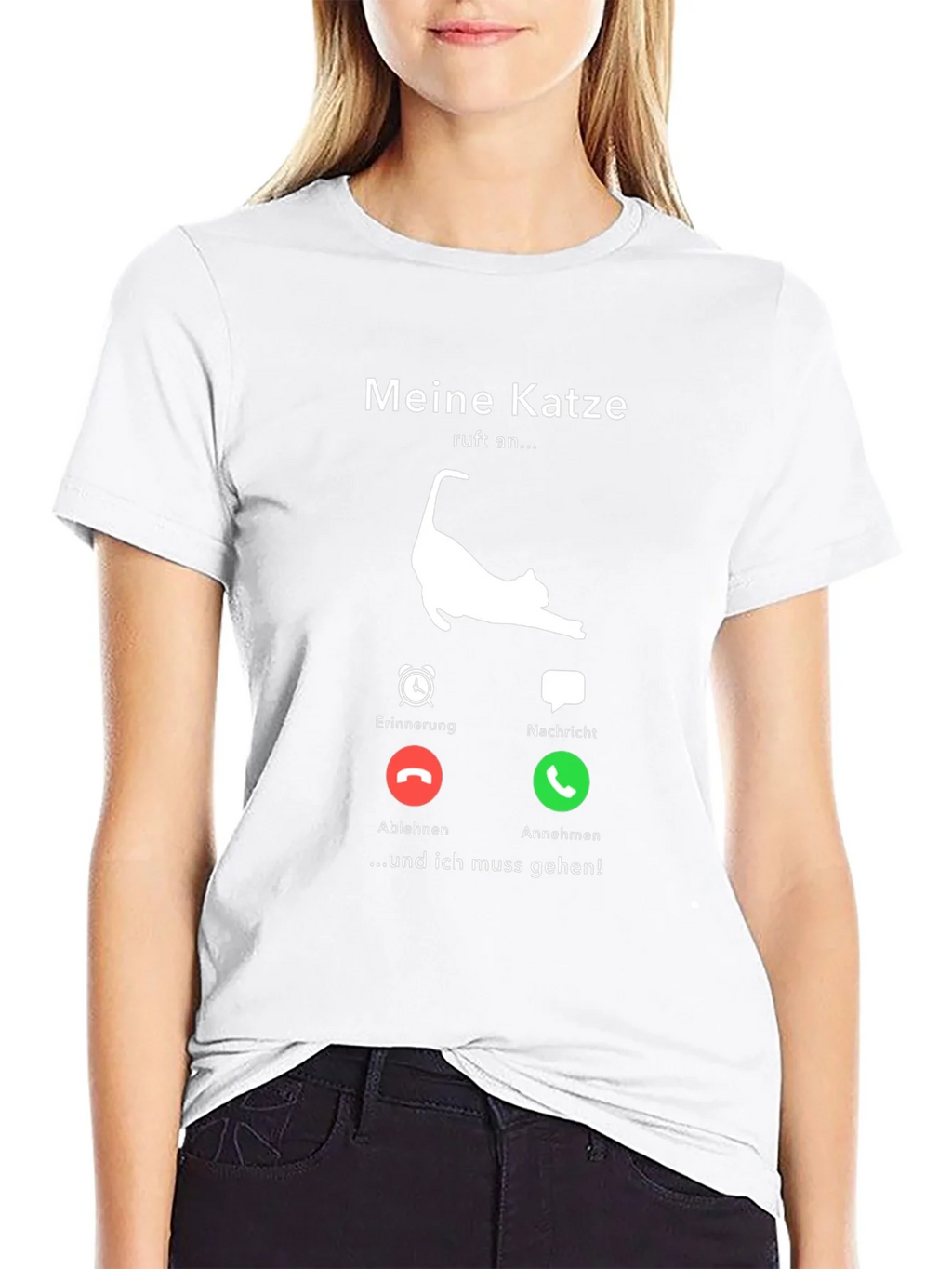 Meine Katze Calls Mens T-Shirt - Cat Lover Tee product image 7