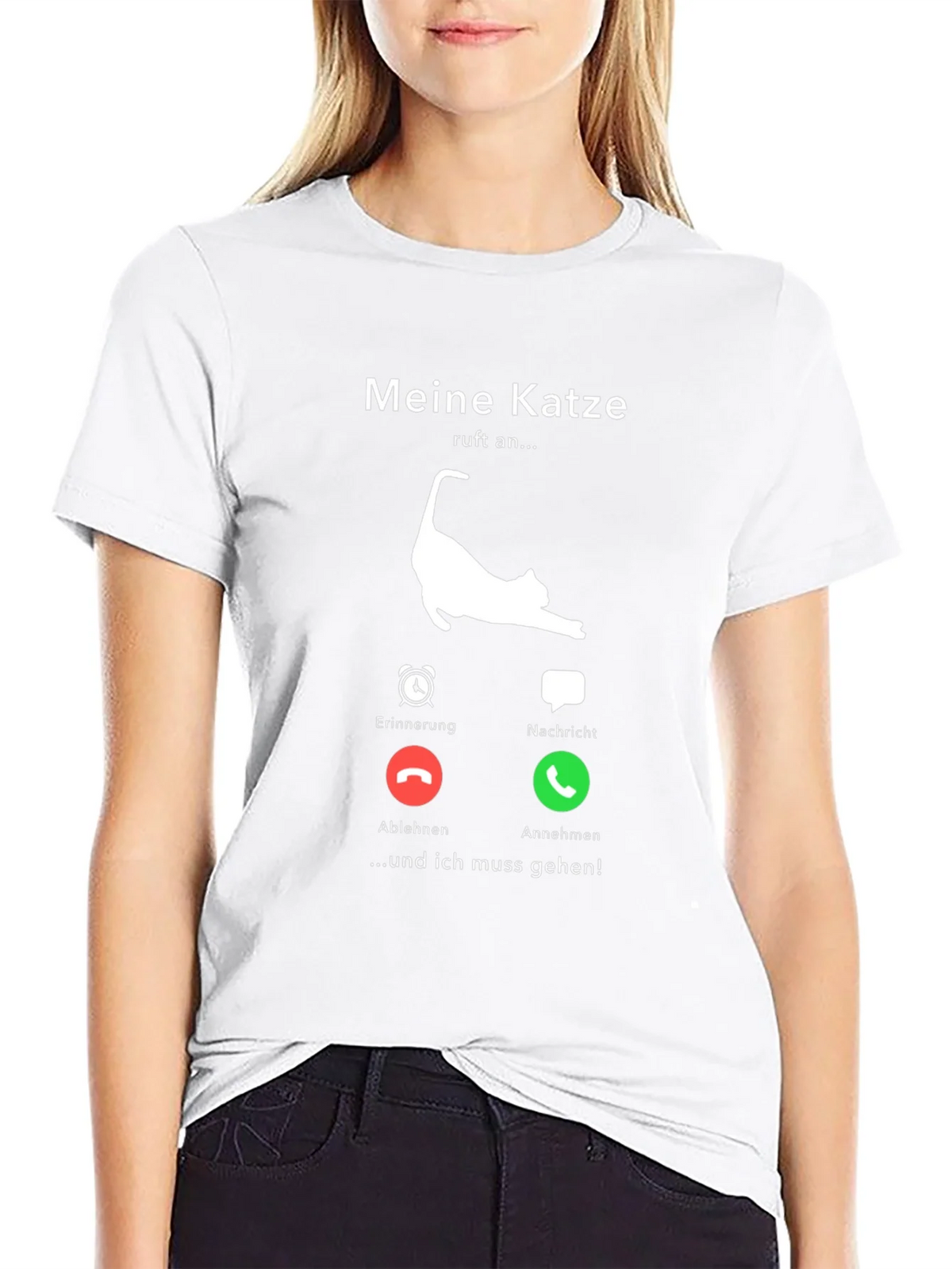 Meine Katze Calls Mens T-Shirt - Cat Lover Tee product image 7