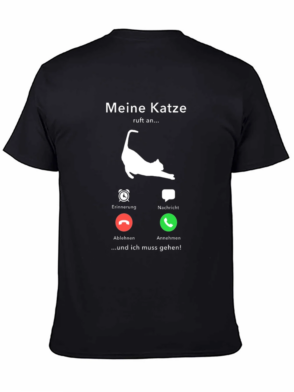 Meine Katze Calls Mens T-Shirt - Cat Lover Tee product image 3