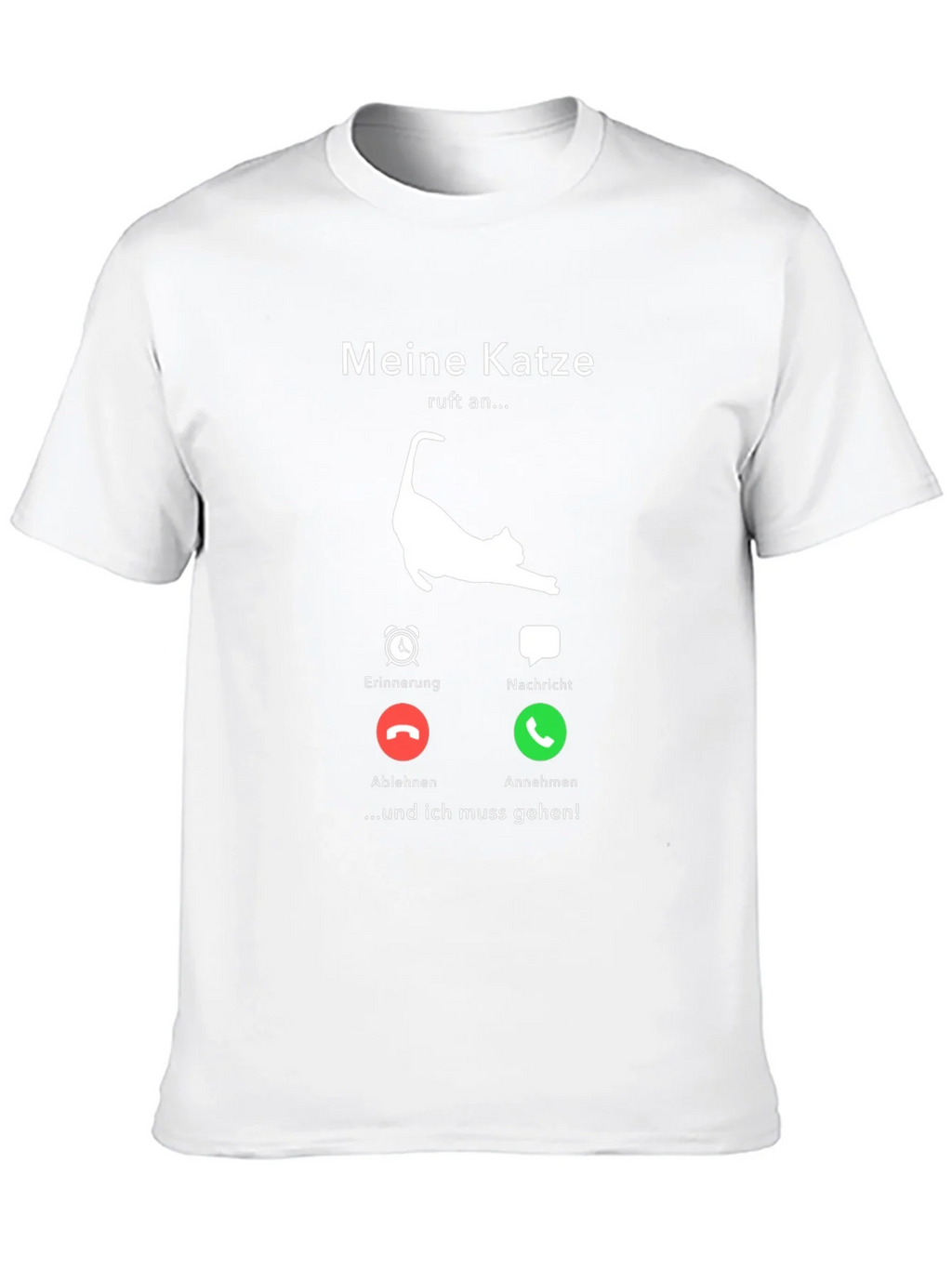 Meine Katze Calls Mens T-Shirt - Cat Lover Tee product image 8