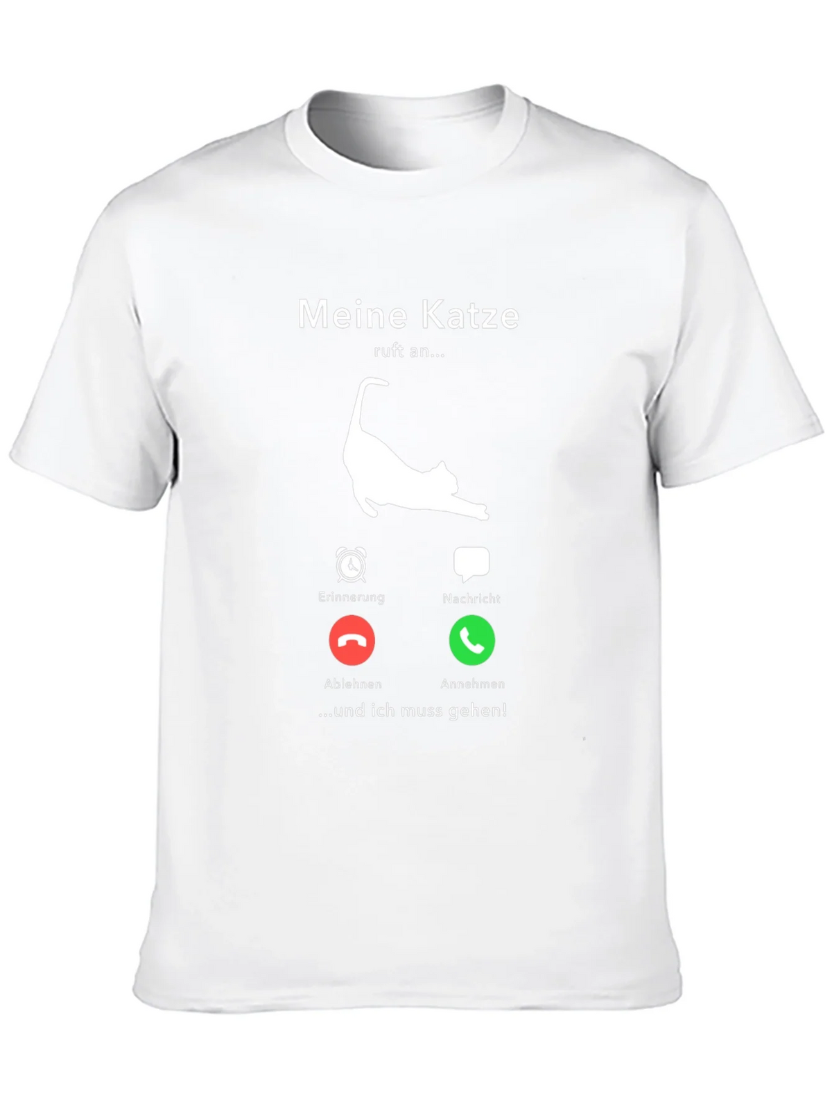 Meine Katze Calls Mens T-Shirt - Cat Lover Tee product image 8