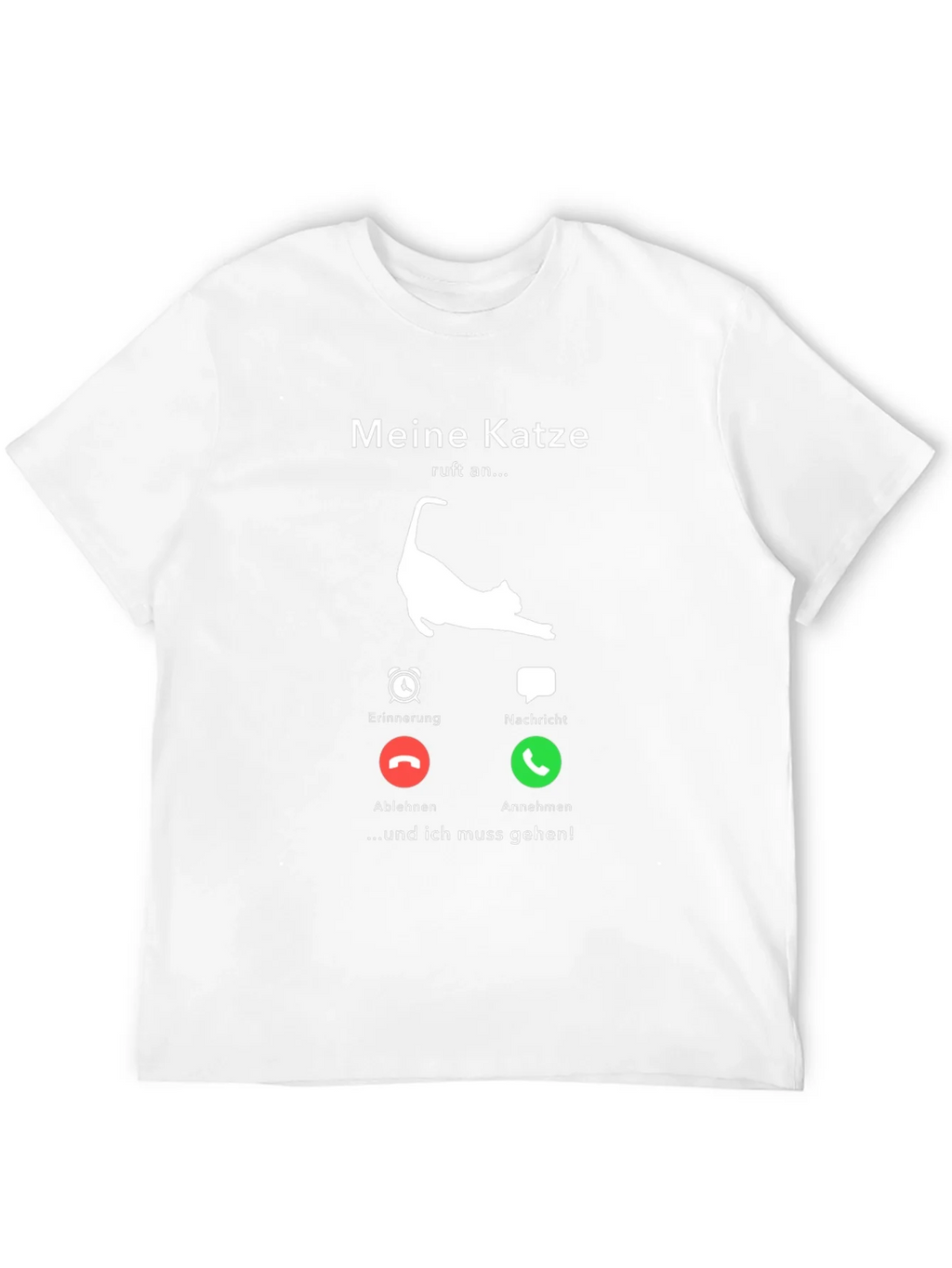 Meine Katze Calls Mens T-Shirt - Cat Lover Tee product image 10