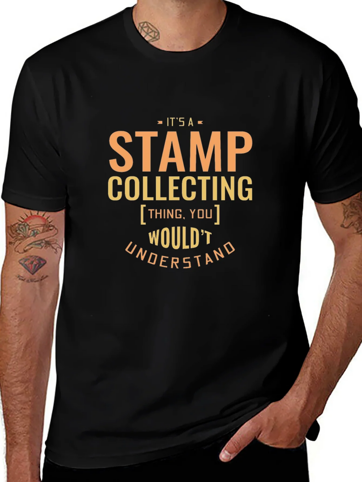 Stamp Collecting T-Shirt for Hobby Enthusiasts product image 1