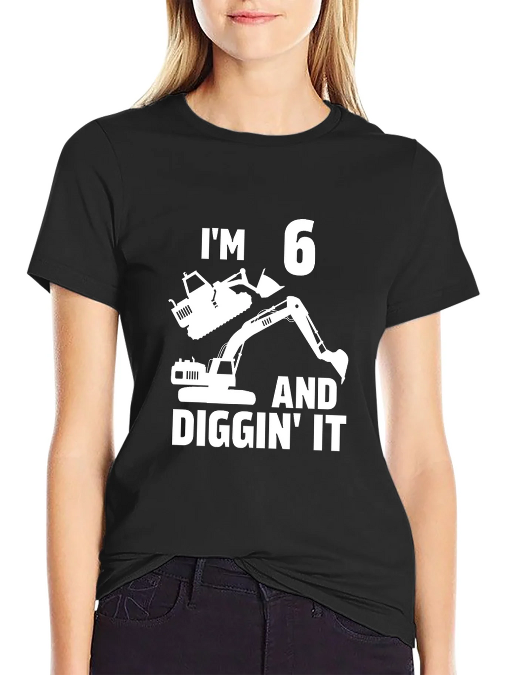 Im 6 and Diggin It Birthday T-Shirt product image 2