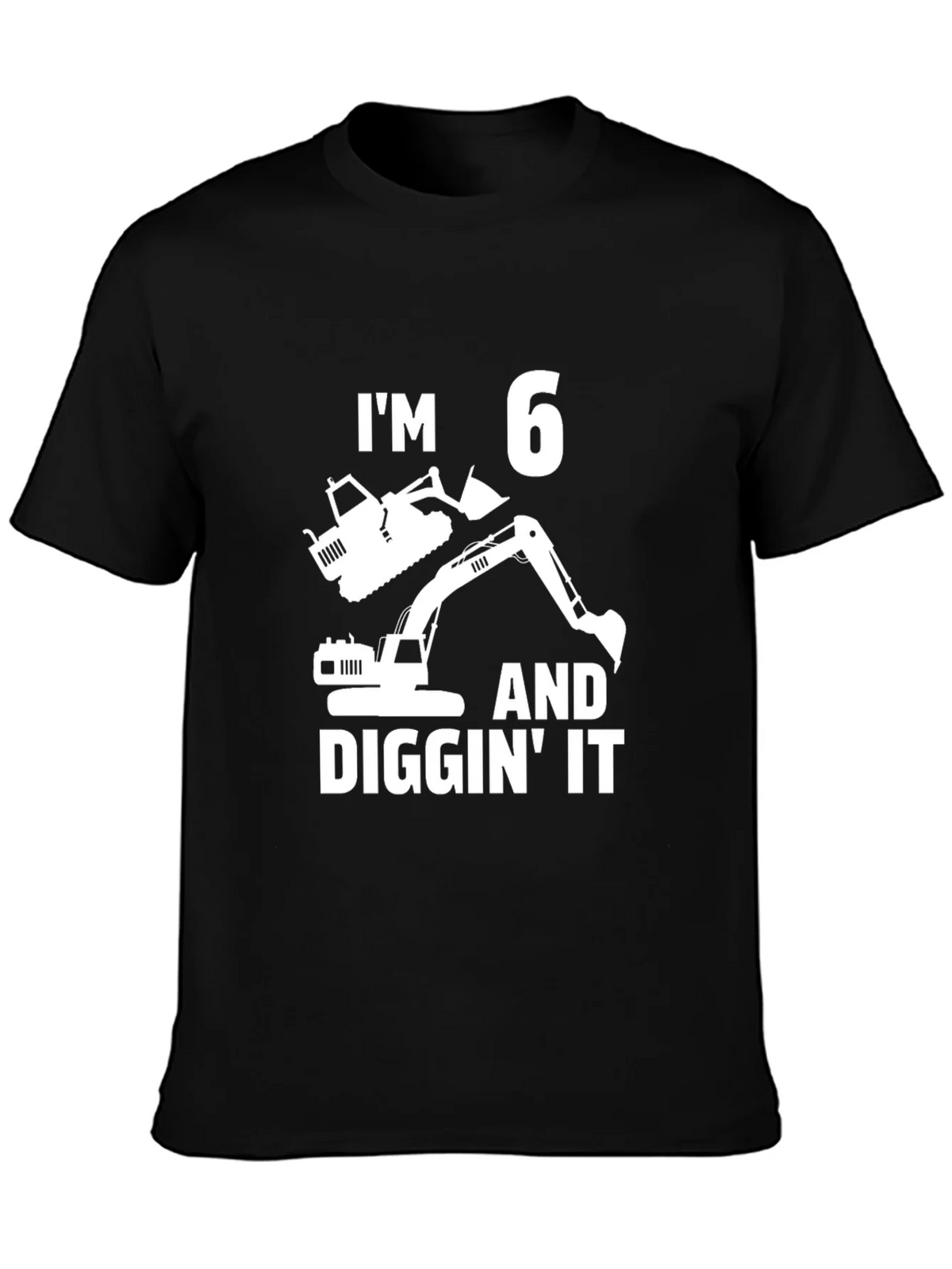 Im 6 and Diggin It Birthday T-Shirt product image 3