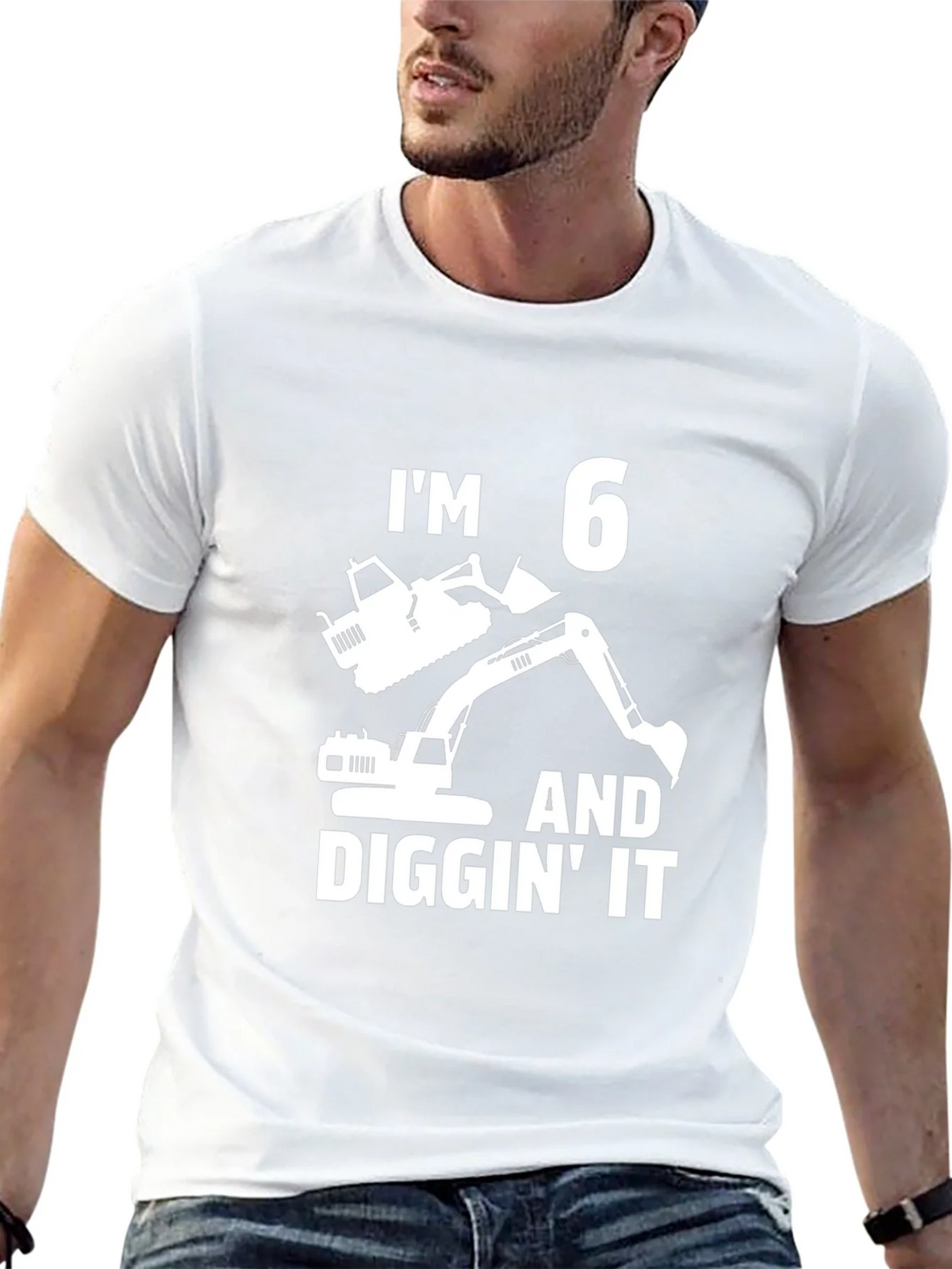Im 6 and Diggin It Birthday T-Shirt product image 12