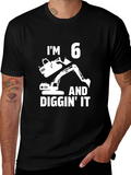 Im 6 and Diggin It Birthday T-Shirt product image 1