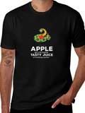 Bite the Apple Funny Knowledge Graphic T-Shirt product image 1