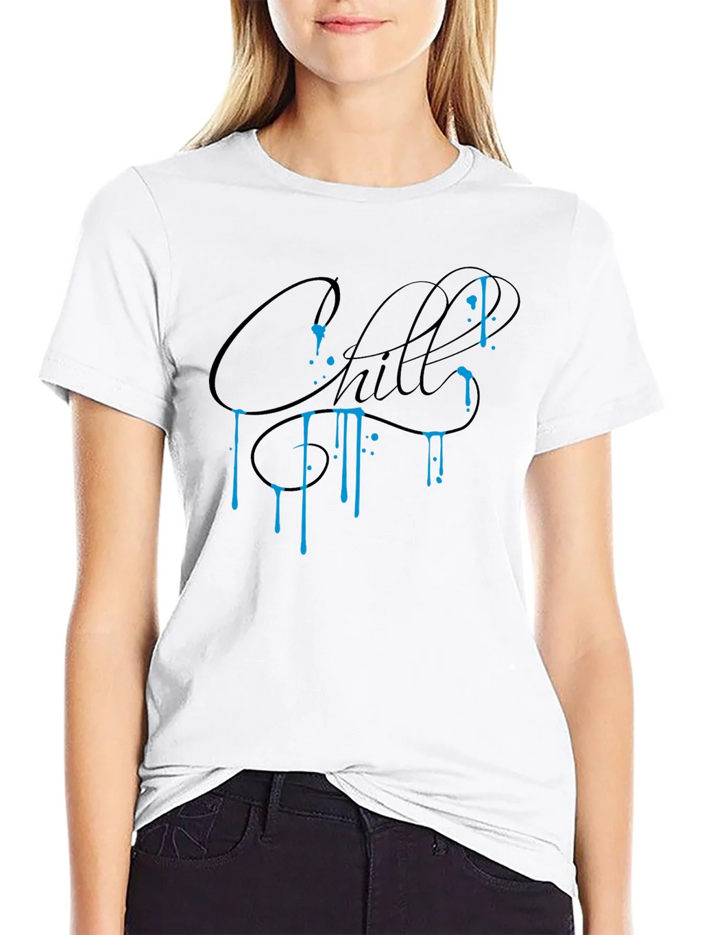 Chill Graphic Tee - Black Casual Comfort product image 8