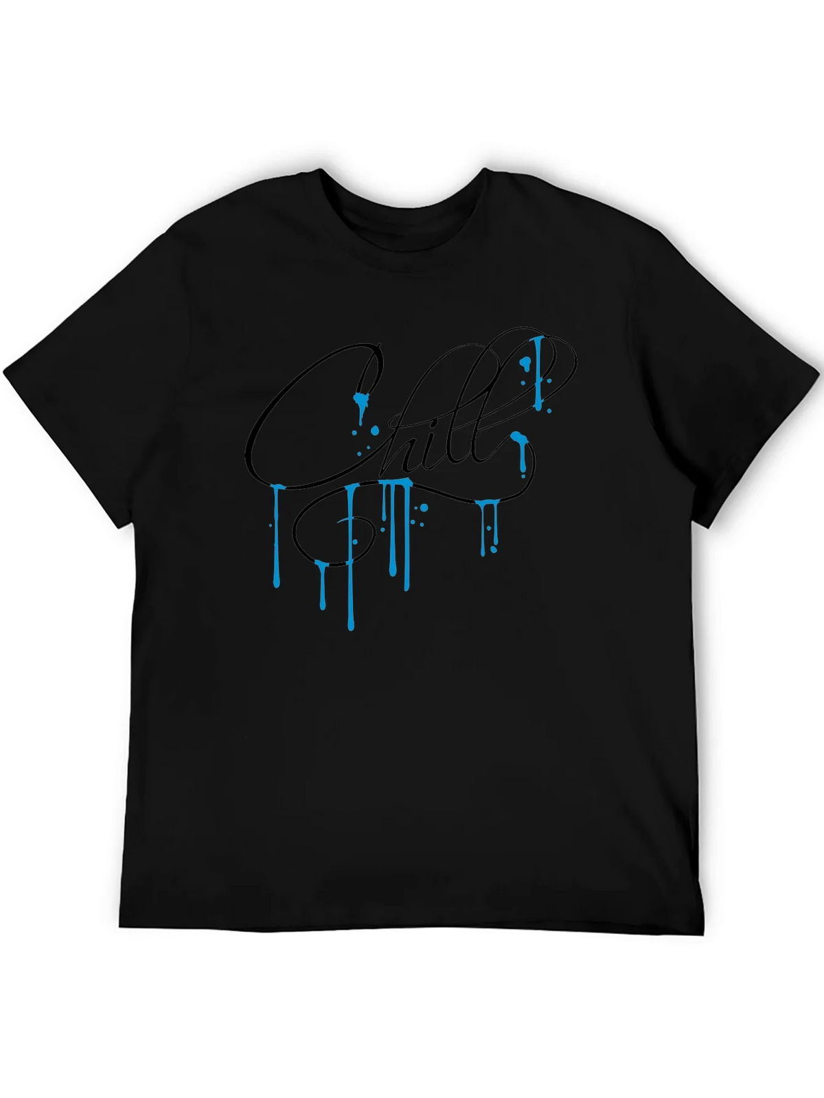 Chill Graphic Tee - Black Casual Comfort product image 5