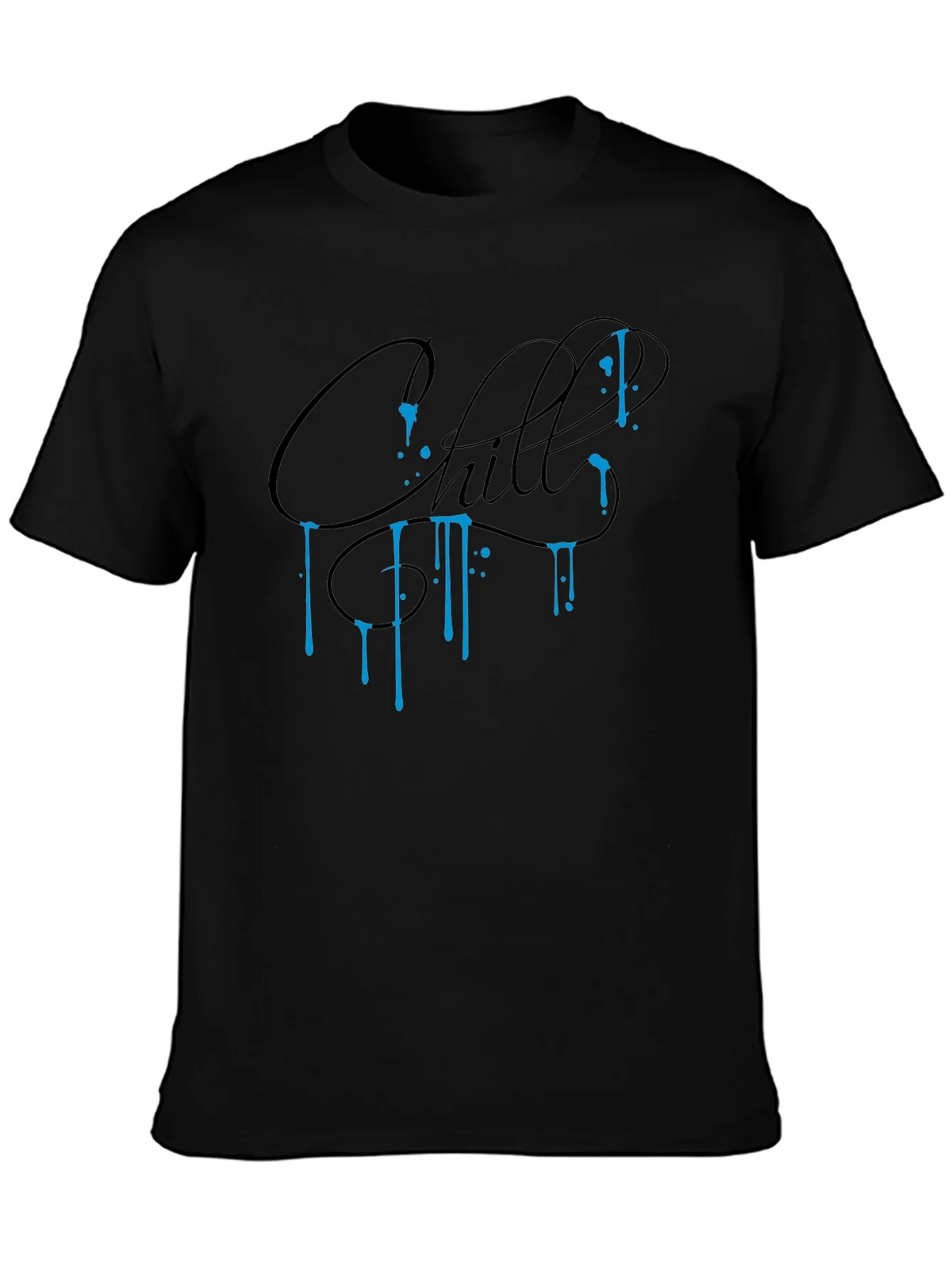 Chill Graphic Tee - Black Casual Comfort product image 3
