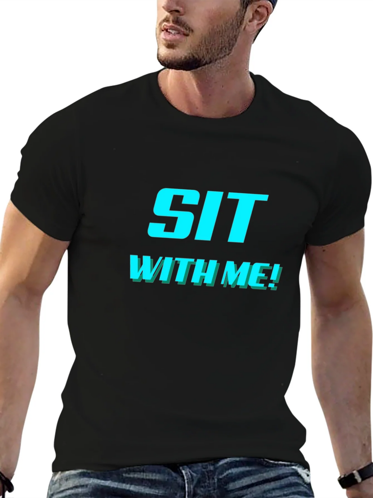 Sit With Me! Graphic Tee - Trendy & Comfy product image 6