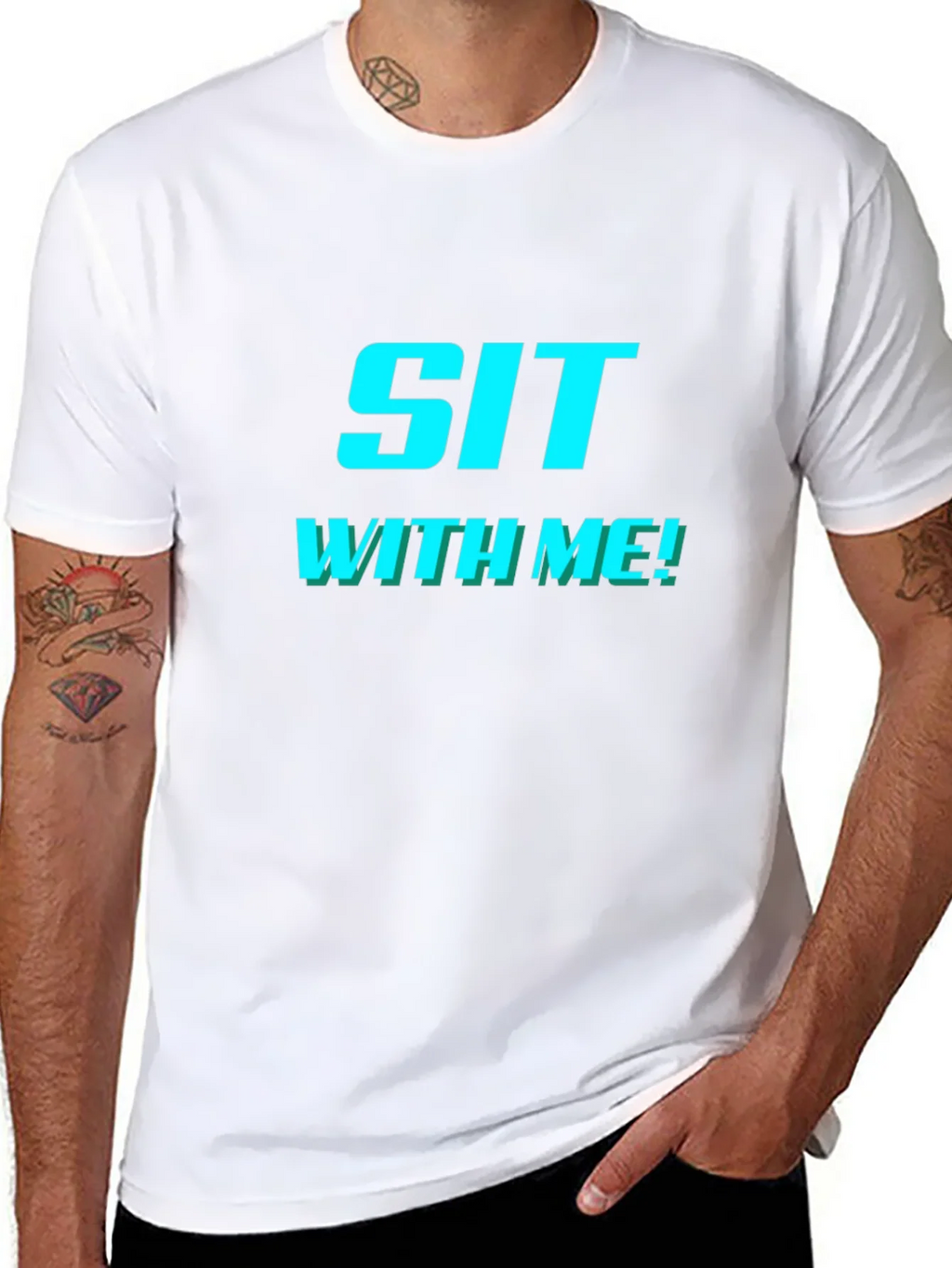 Sit With Me! Graphic Tee - Trendy & Comfy product image 7