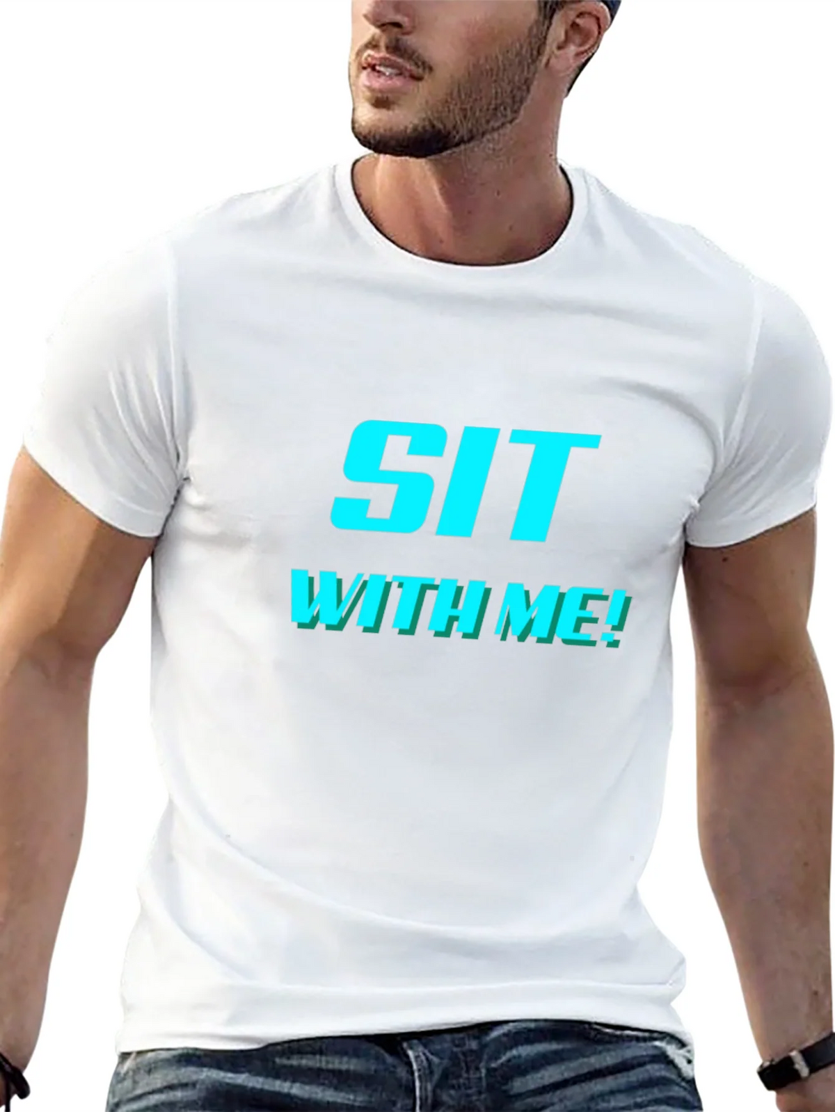 Sit With Me! Graphic Tee - Trendy & Comfy product image 12