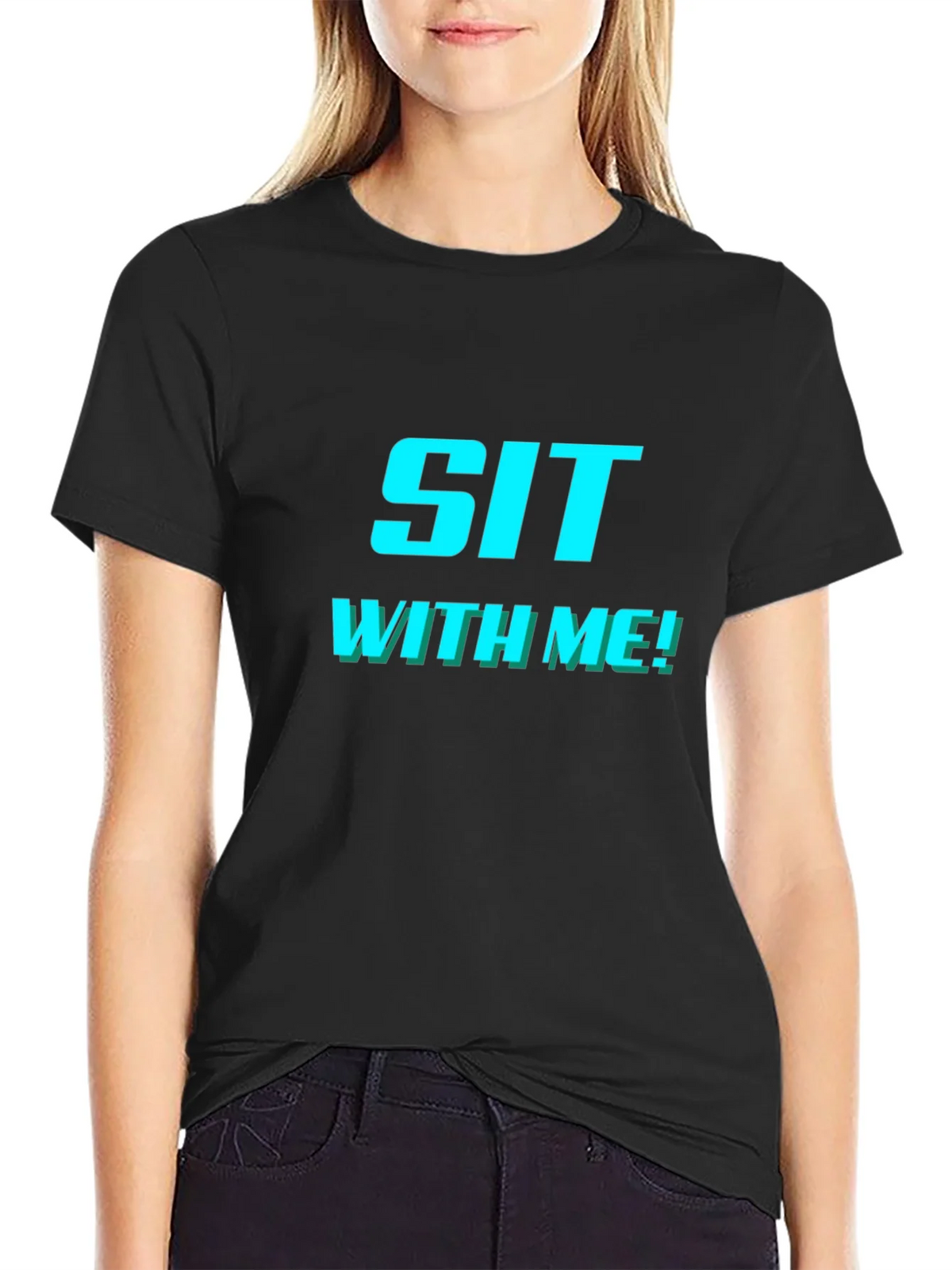Sit With Me! Graphic Tee - Trendy & Comfy product image 2