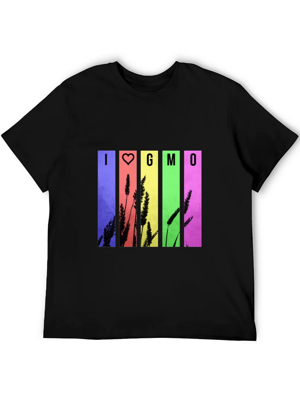 I Heart GMO T-Shirt - Colorful Design product image 4